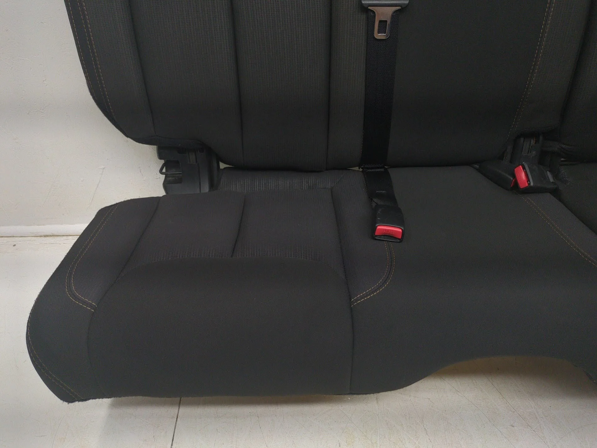 2007 - 2018 Jeep Wrangler JK Unlimited Rear Seat, Sahara Black Cloth #1803 - Image 4