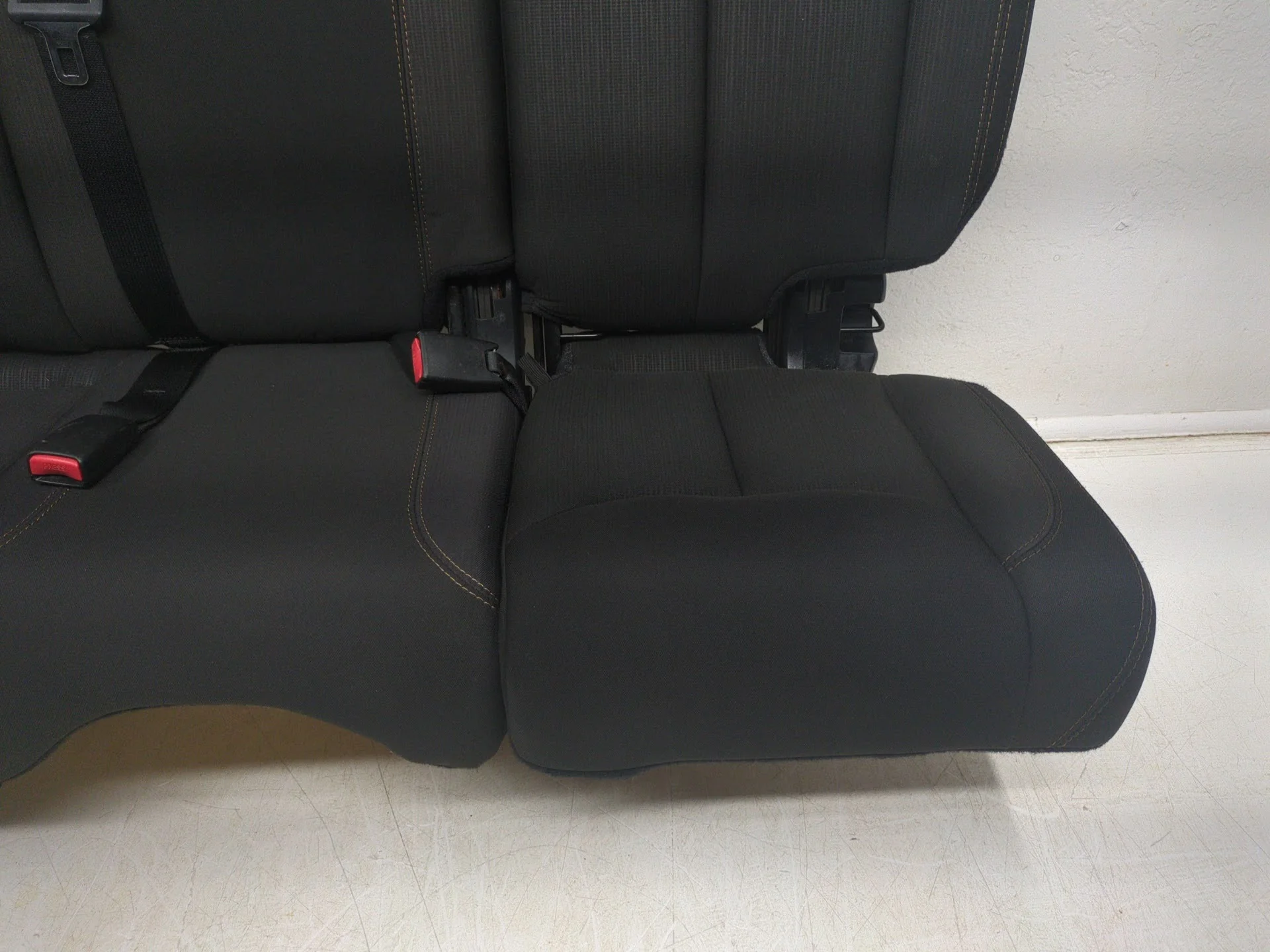 2007 - 2018 Jeep Wrangler JK Unlimited Rear Seat, Sahara Black Cloth #1803 - Image 5