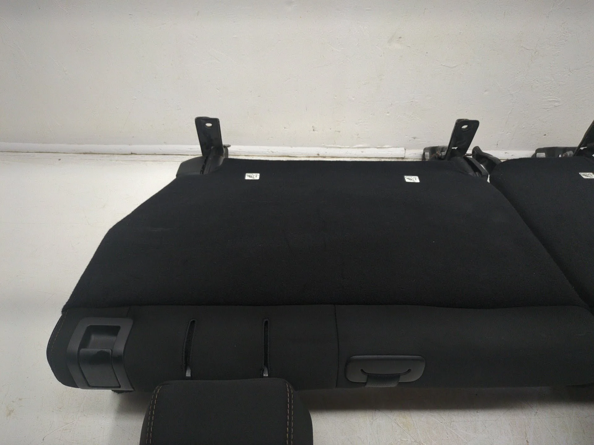 2007 - 2018 Jeep Wrangler JK Unlimited Rear Seat, Sahara Black Cloth #1803 - Image 7
