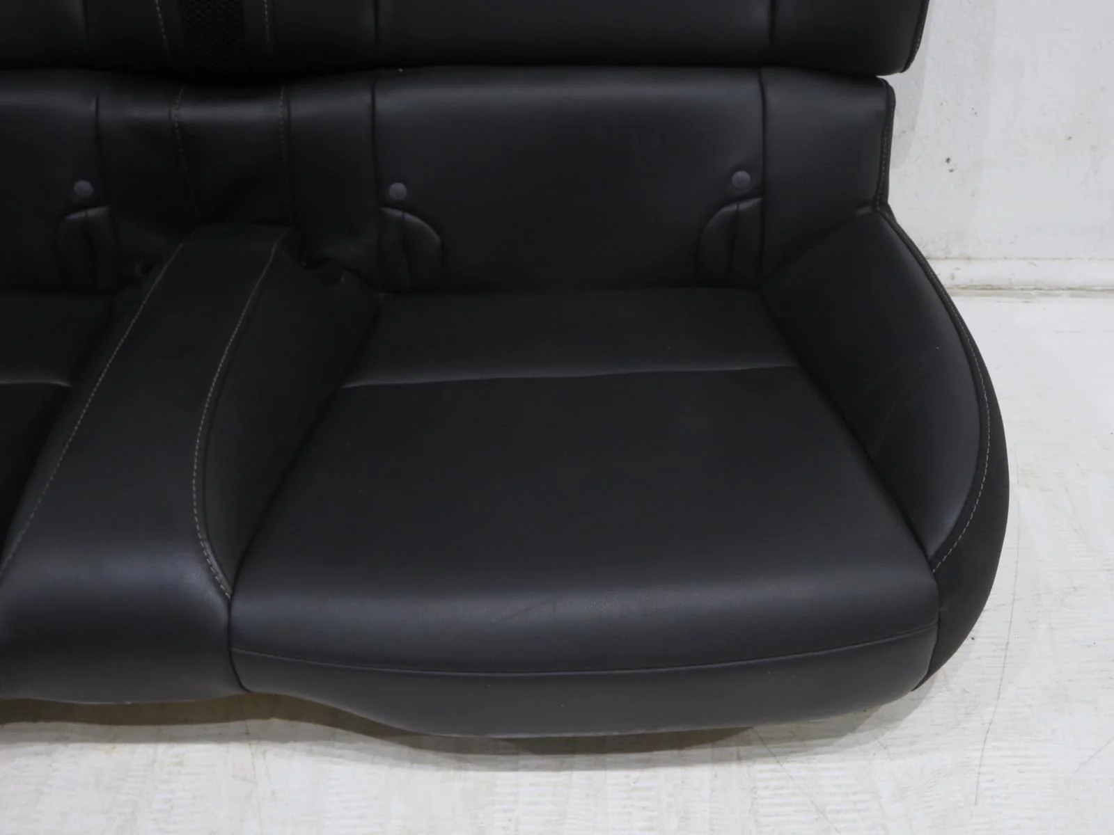 Chevy Camaro Seats, Rear,2010 - 2015 Black Leather, Convertible #1095 - Image 3