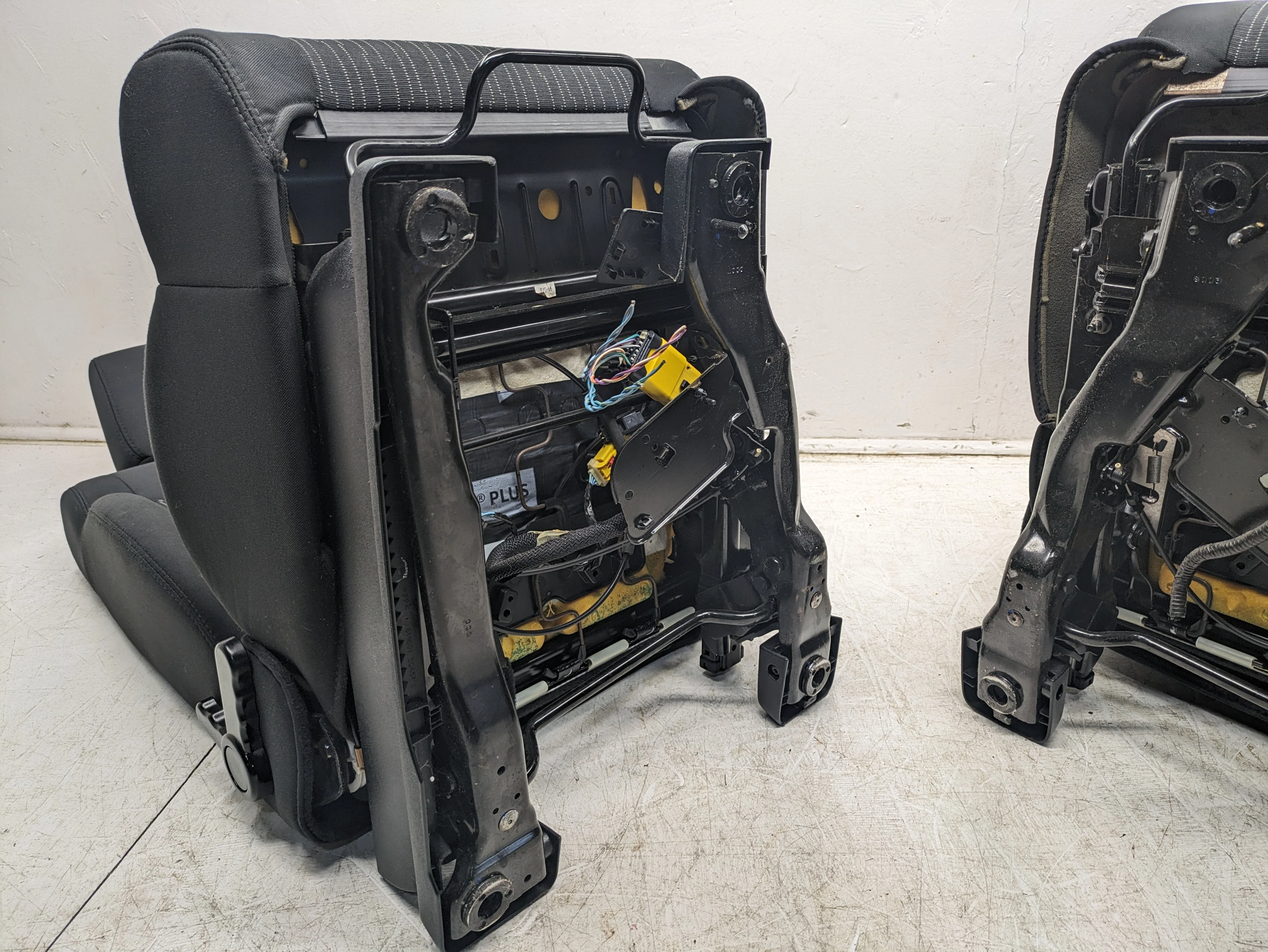 2013 - 2018 Jeep Wrangler Seats, Black Cloth, 2 Door JK w/ Easy Access. #1349 - Image 15