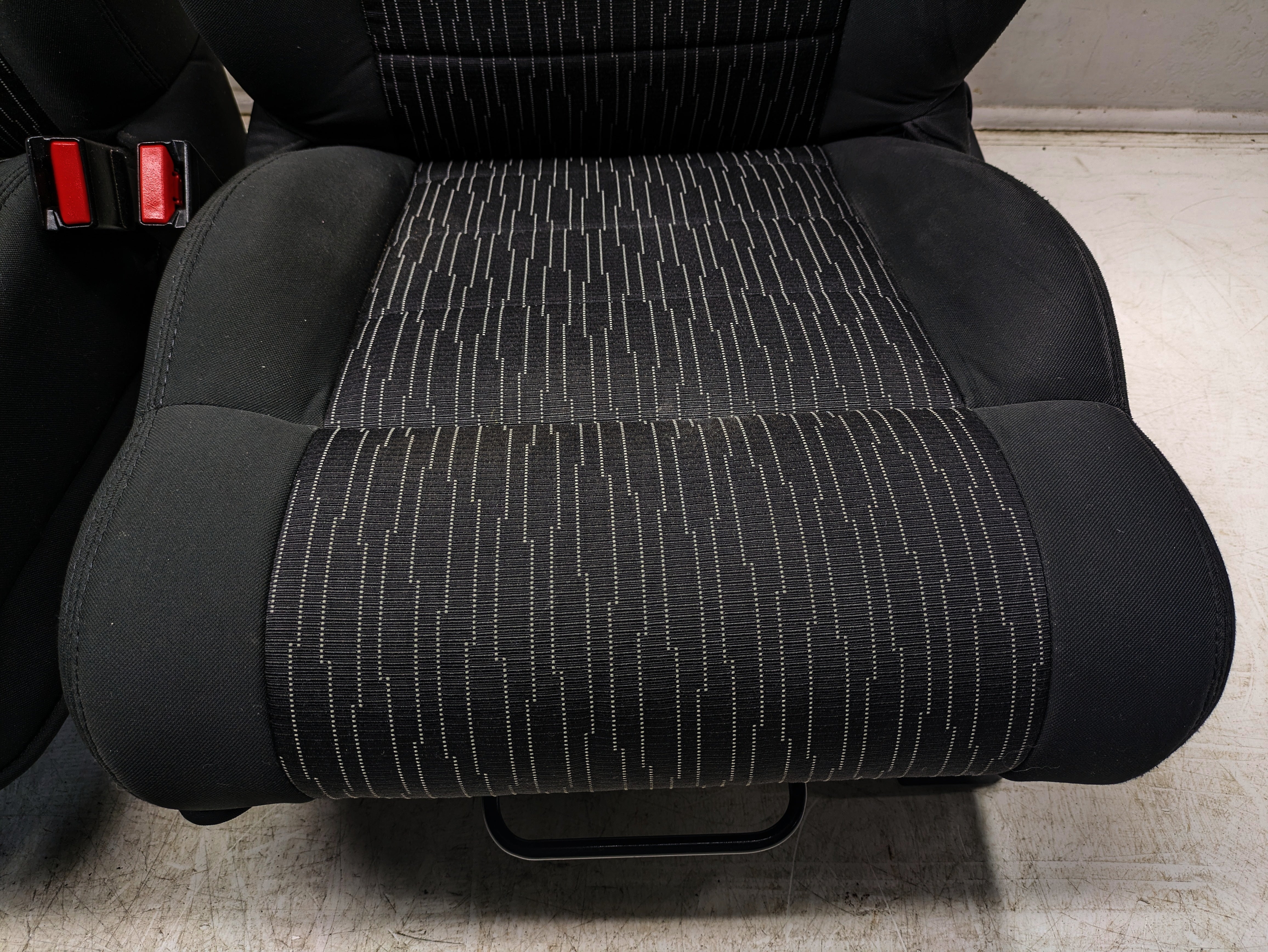 2013 - 2018 Jeep Wrangler Seats, Black Cloth, 2 Door JK w/ Easy Access. #1349 - Image 4