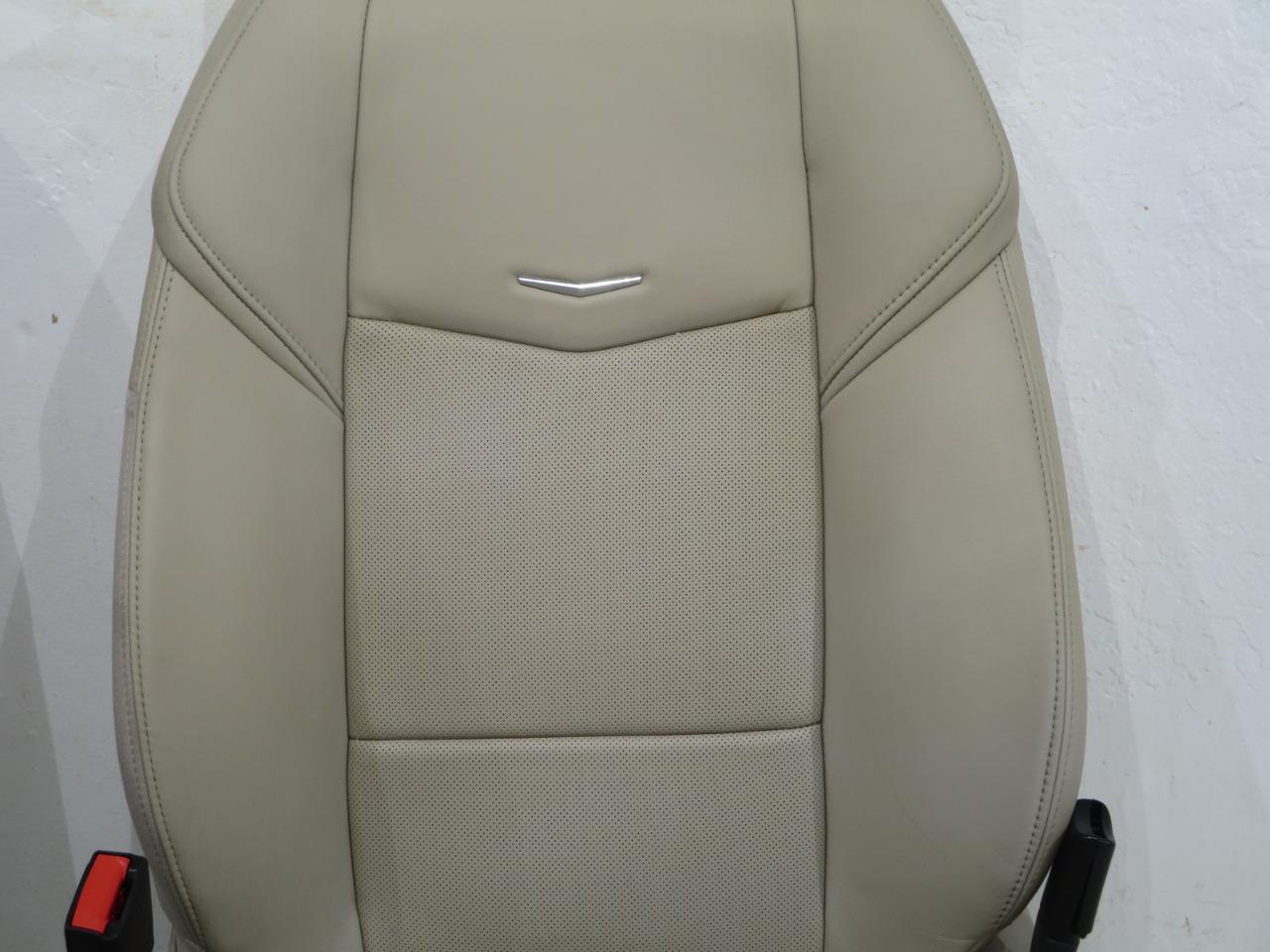 2013 - 2019 Cadillac ATS Seats, Sedan, Light Tan Leather #340r - Image 5