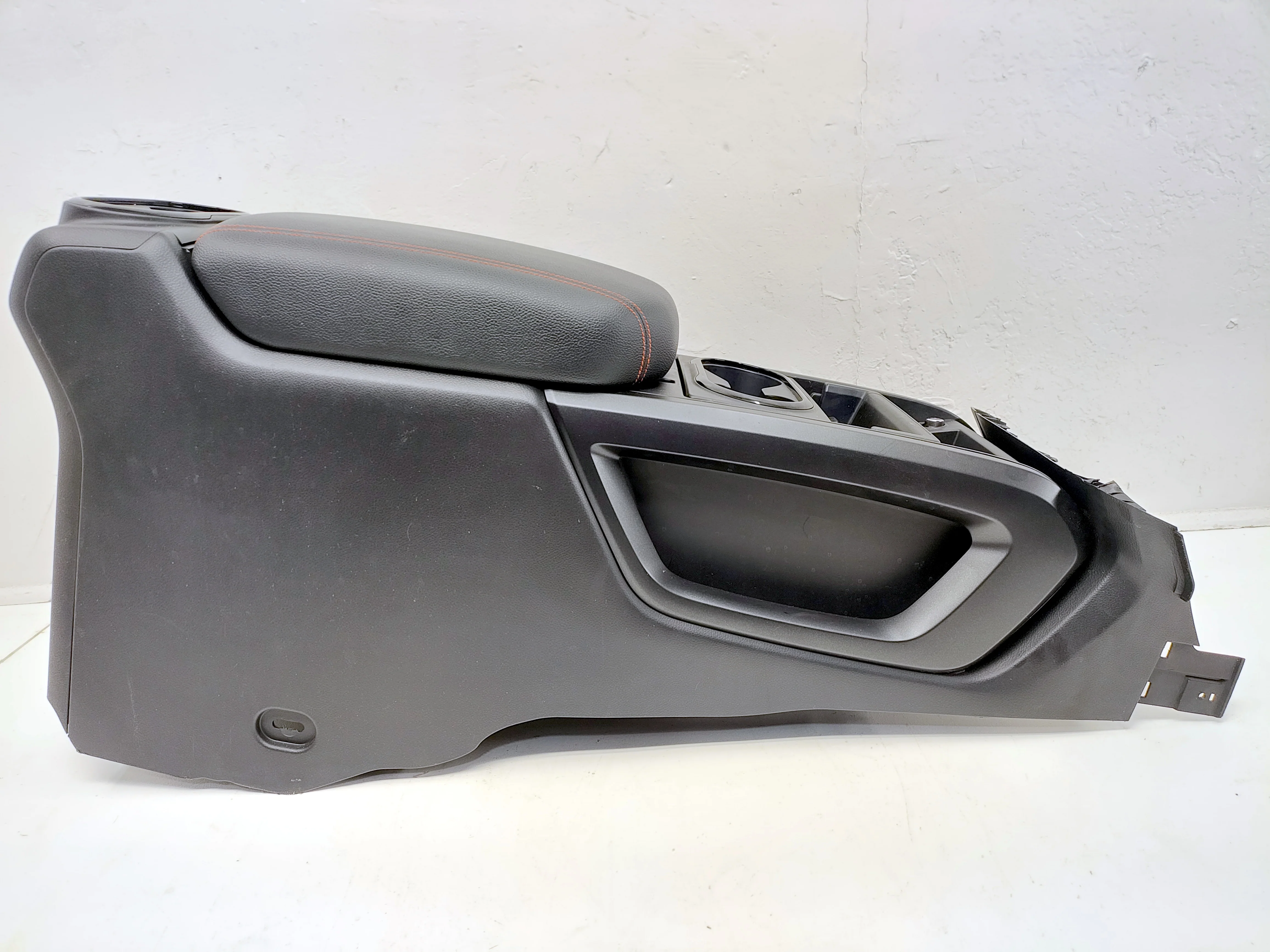 2016 - 2024 Nissan Titan Pro4X Center Console, Black w/ Orange Stitch #1636 - Image 12