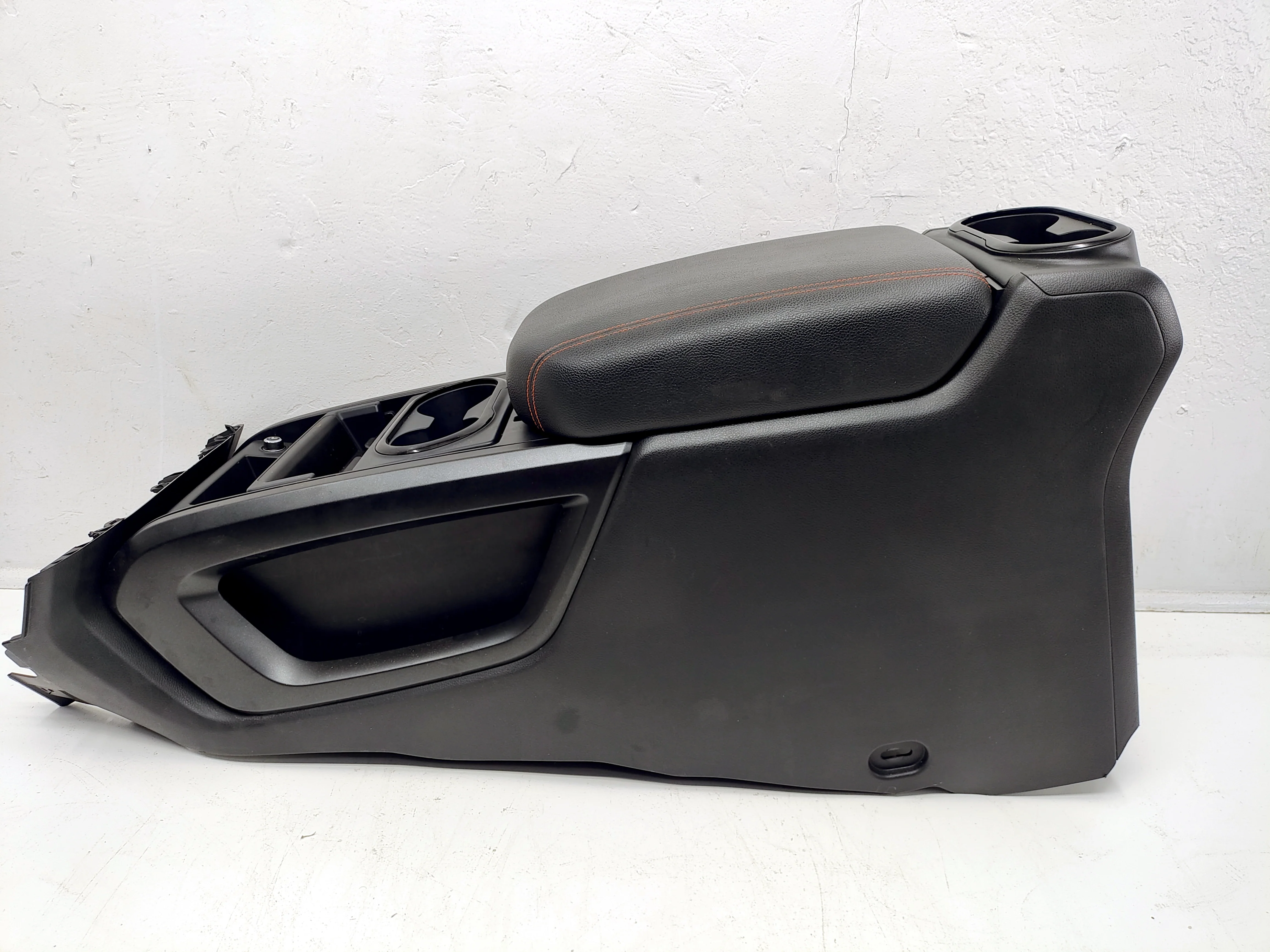 2016 - 2024 Nissan Titan Pro4X Center Console, Black w/ Orange Stitch #1636 - Image 13