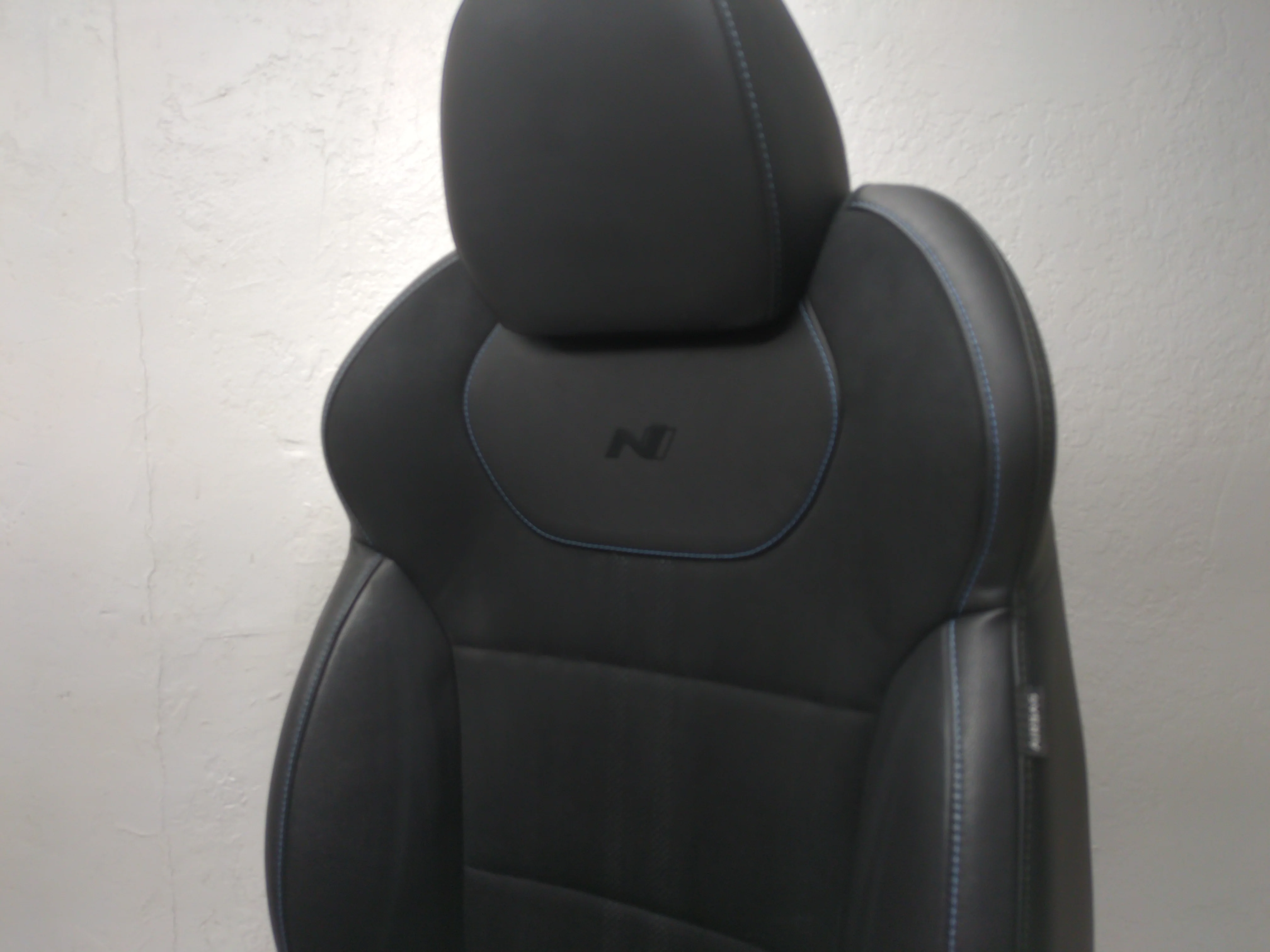 2018 - 2023 Hyundai Kona N Seats, Black Leather Blue Stitch, Front & Rear #1784 - Image 15