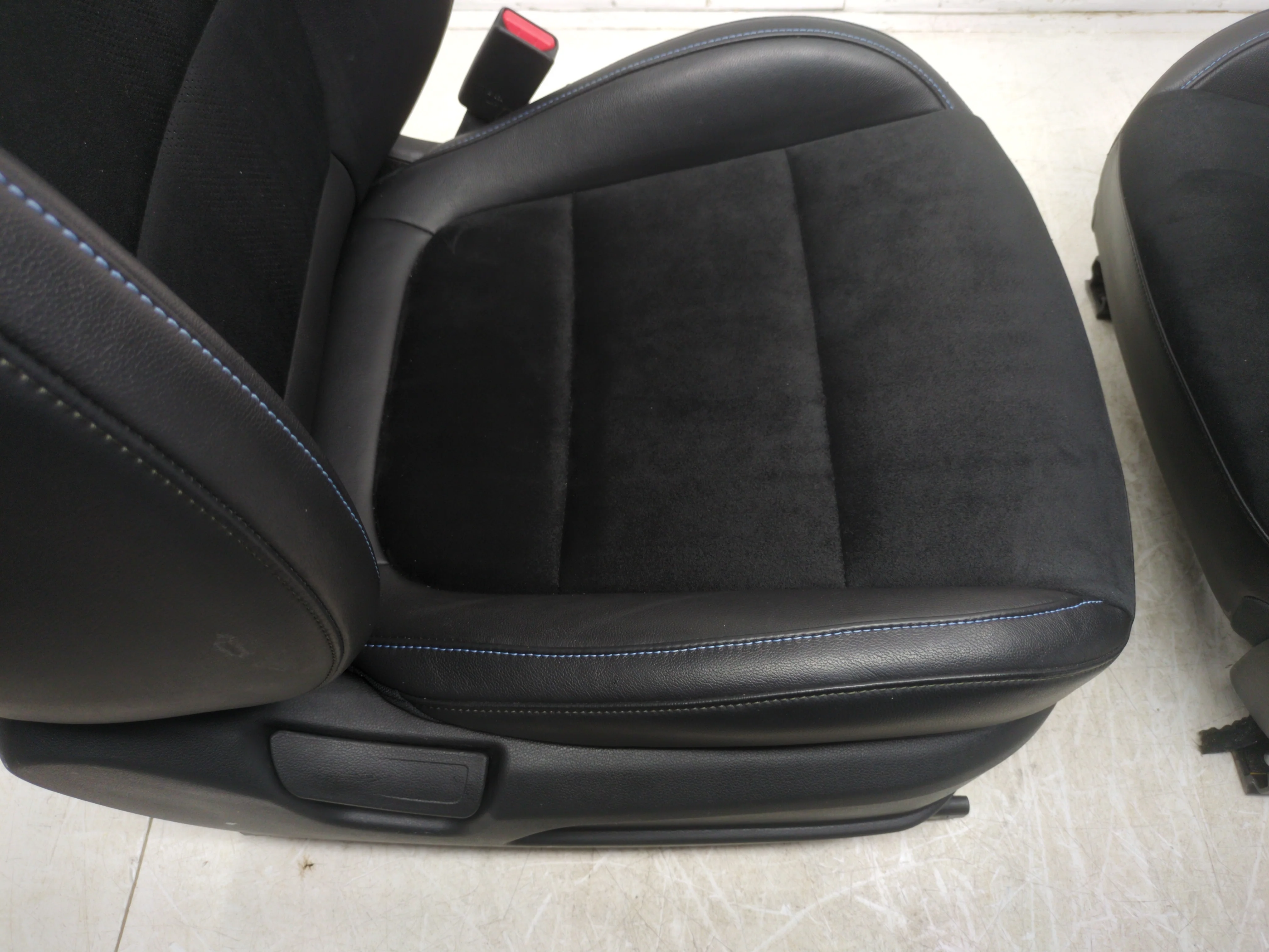 2018 - 2023 Hyundai Kona N Seats, Black Leather Blue Stitch, Front & Rear #1784 - Image 8