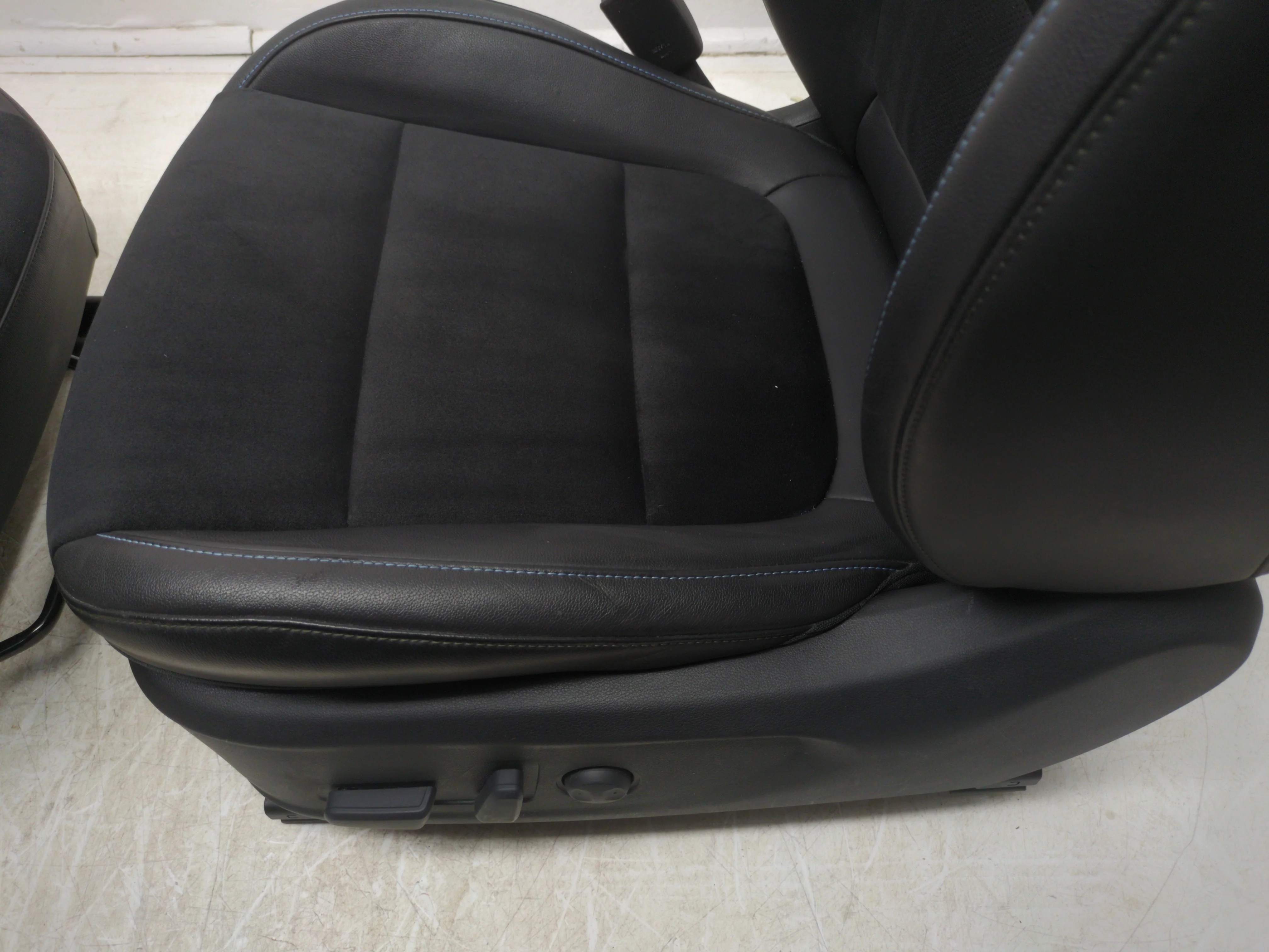 2018 - 2023 Hyundai Kona N Seats, Black Leather Blue Stitch, Front & Rear #1784 - Image 9