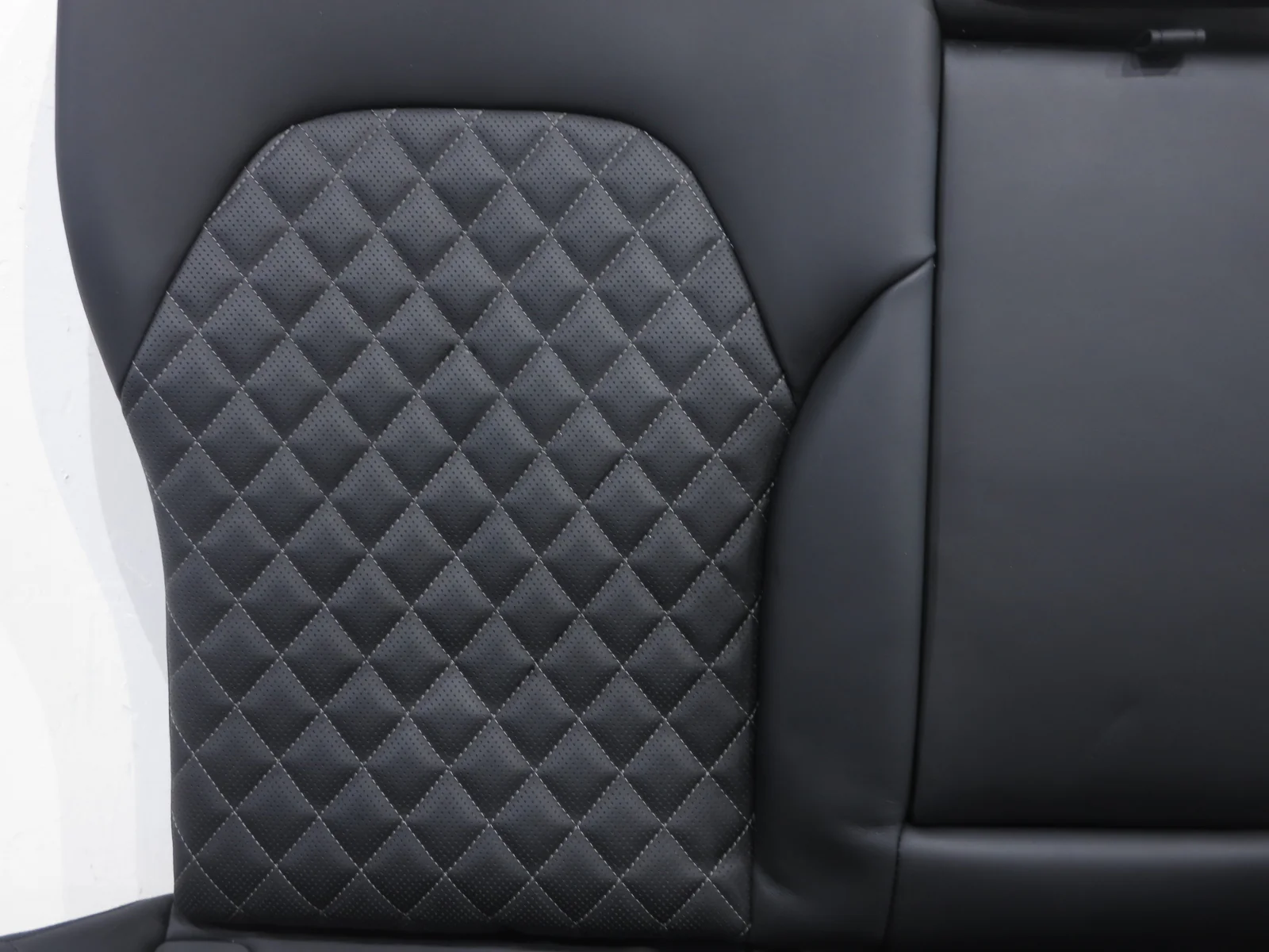 2019 - 2023 Genesis G70 Elite Rear Seats, Quilted Black Leather #559i - Image 4
