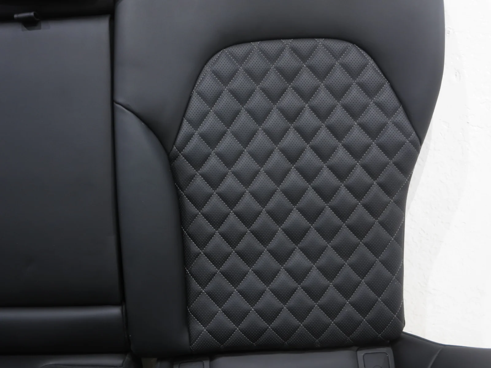 2019 - 2023 Genesis G70 Elite Rear Seats, Quilted Black Leather #559i - Image 5