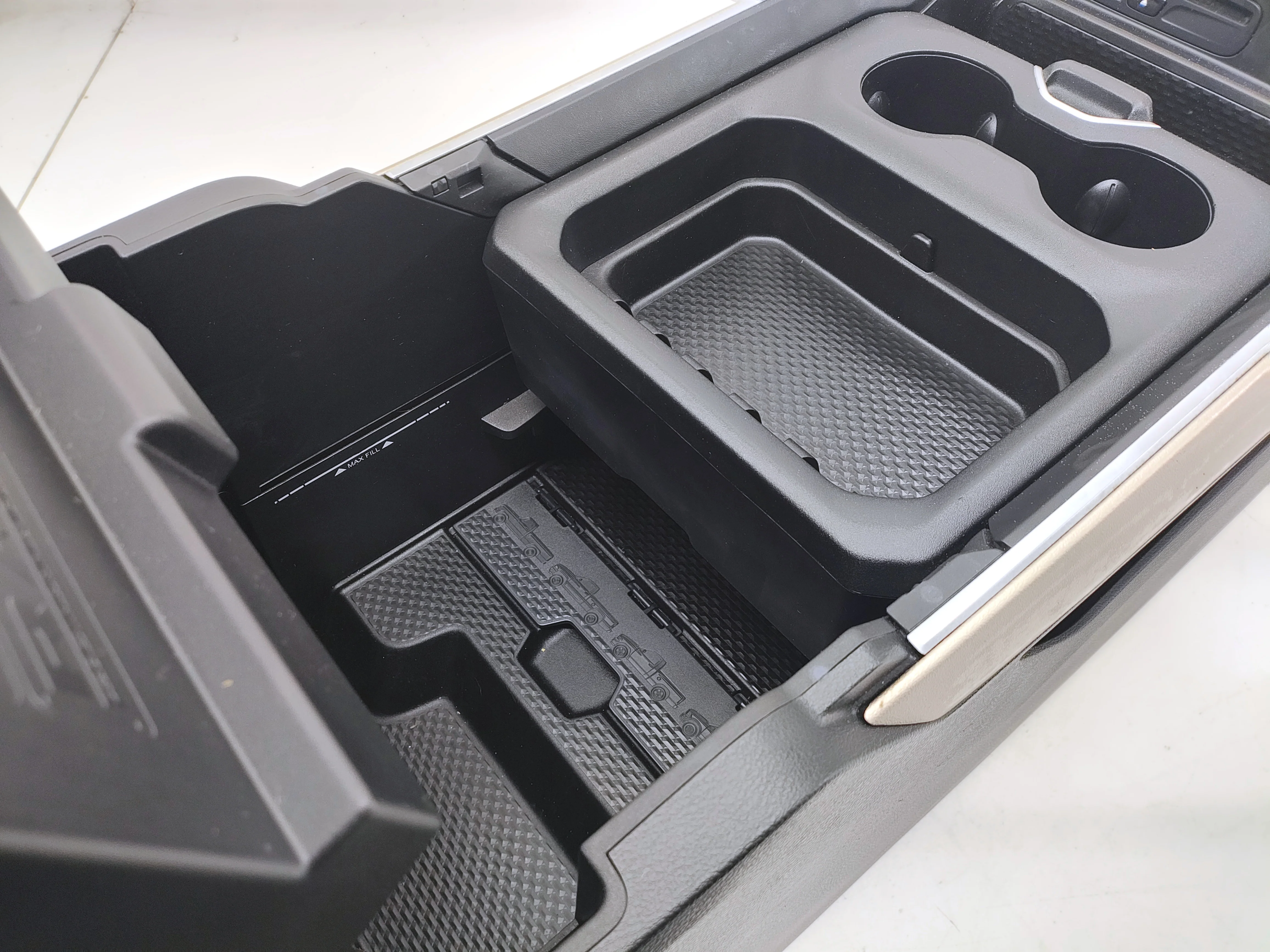 Ram Center Console 1500 DT, 2019 - 2026 Laramie Sport Black & Gold #1628 - Image 7