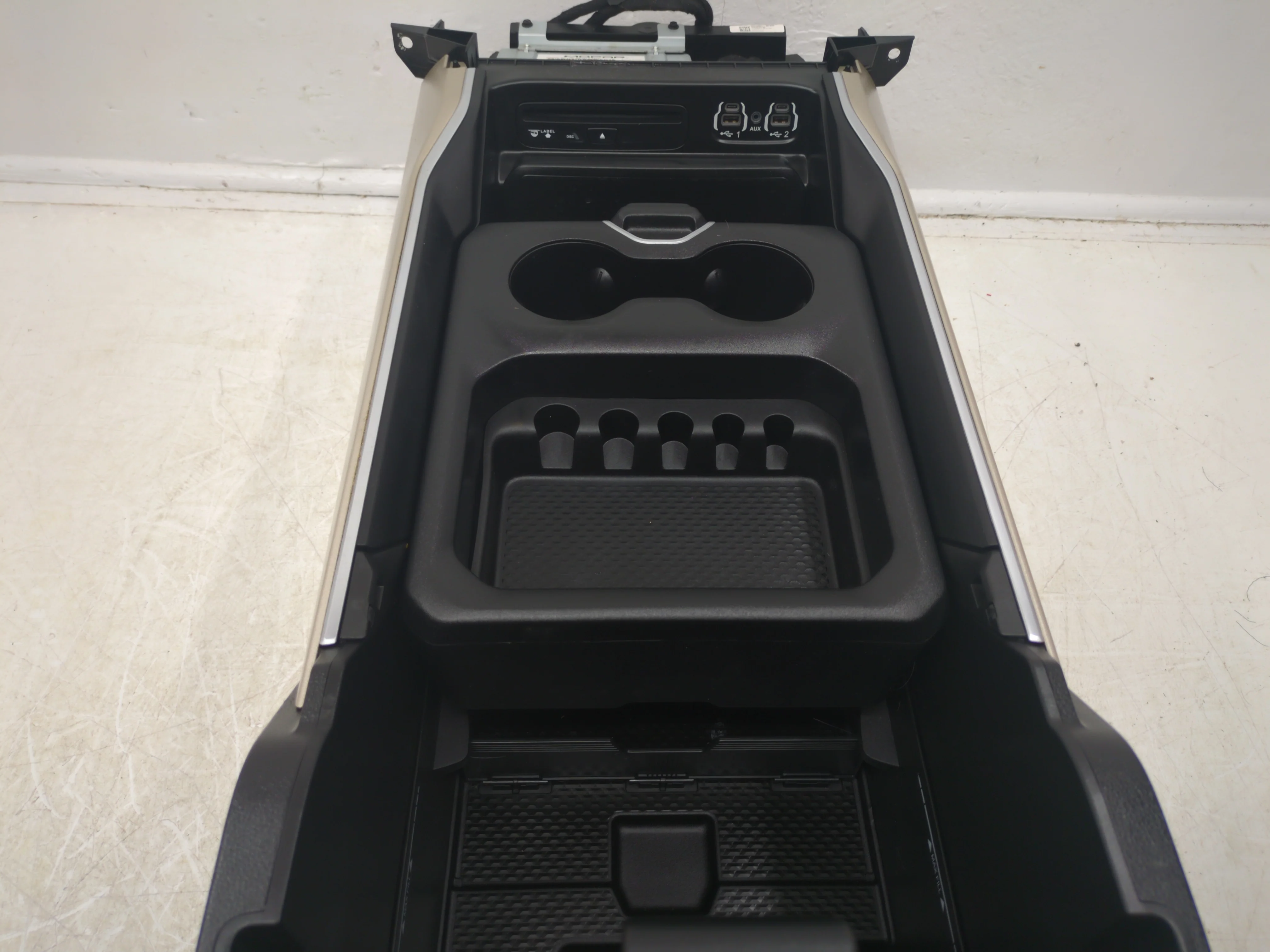2019 - 2024 Dodge Ram Center Console, 1500 DT, Laramie Sport Black & Gold. #1789 - Image 10