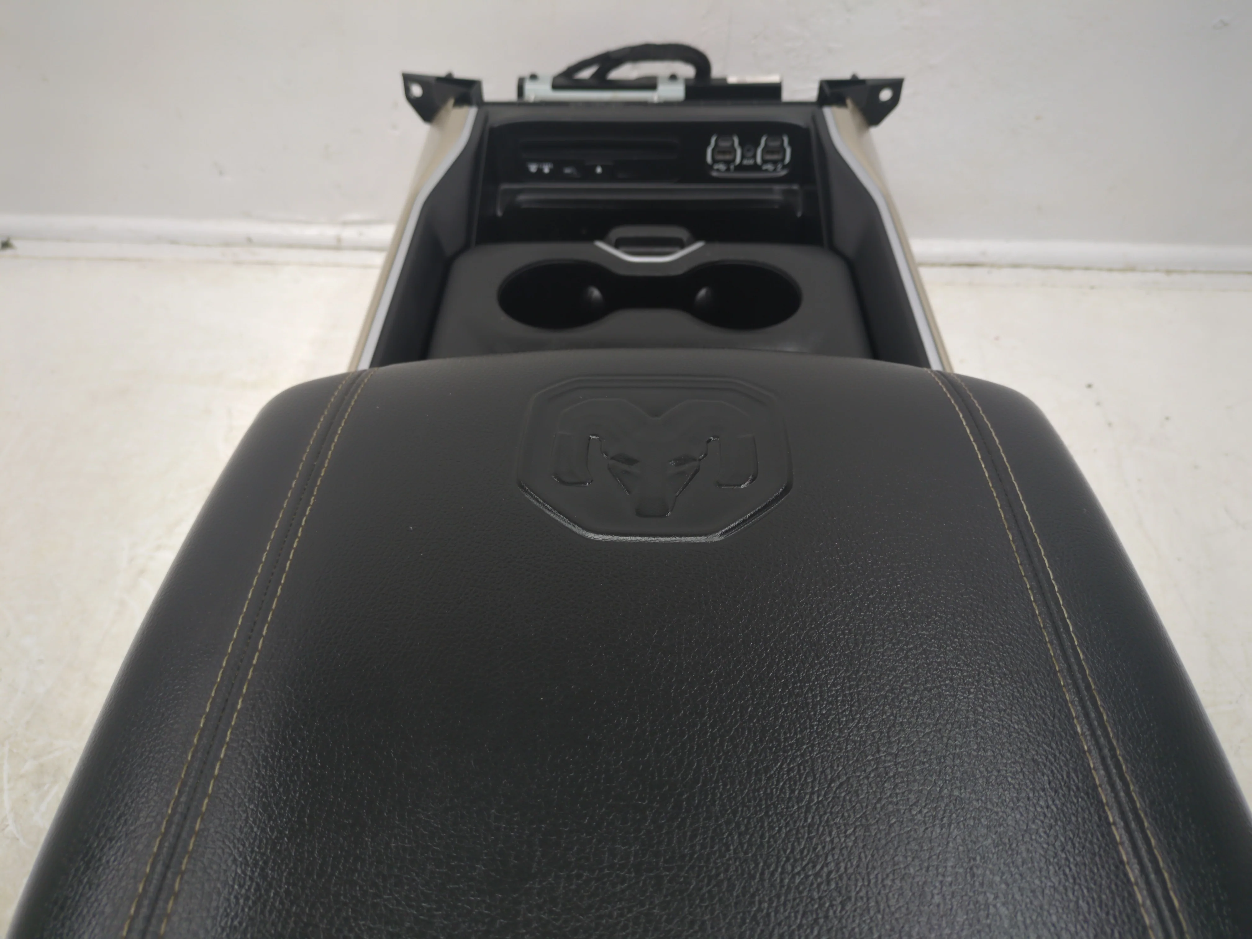 2019 - 2024 Dodge Ram Center Console, 1500 DT, Laramie Sport Black & Gold. #1789 - Image 7