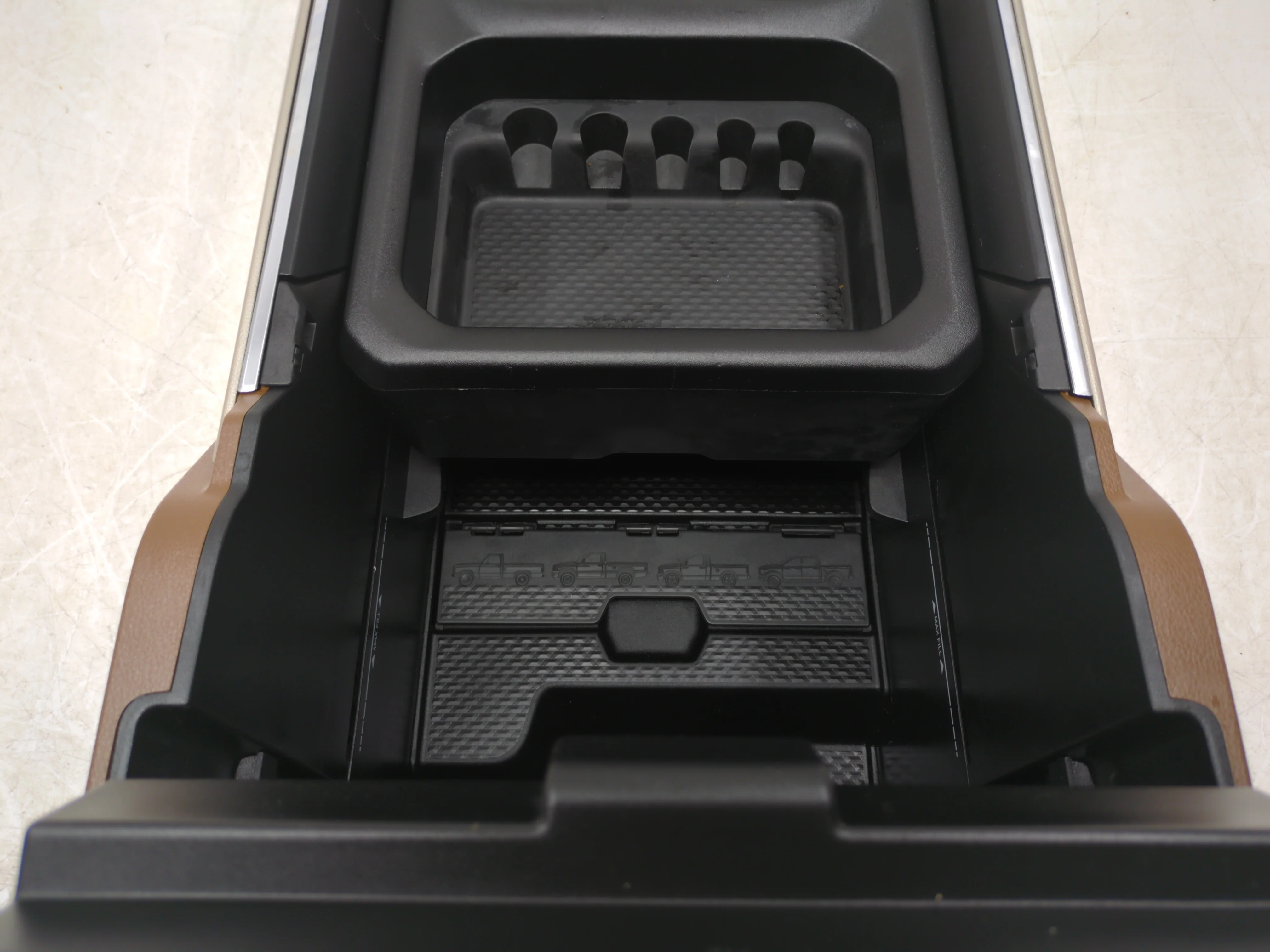 2019 - 2024 Dodge Ram Center Console, Laramie Mountain Brown 1500 DT #1765 - Image 6