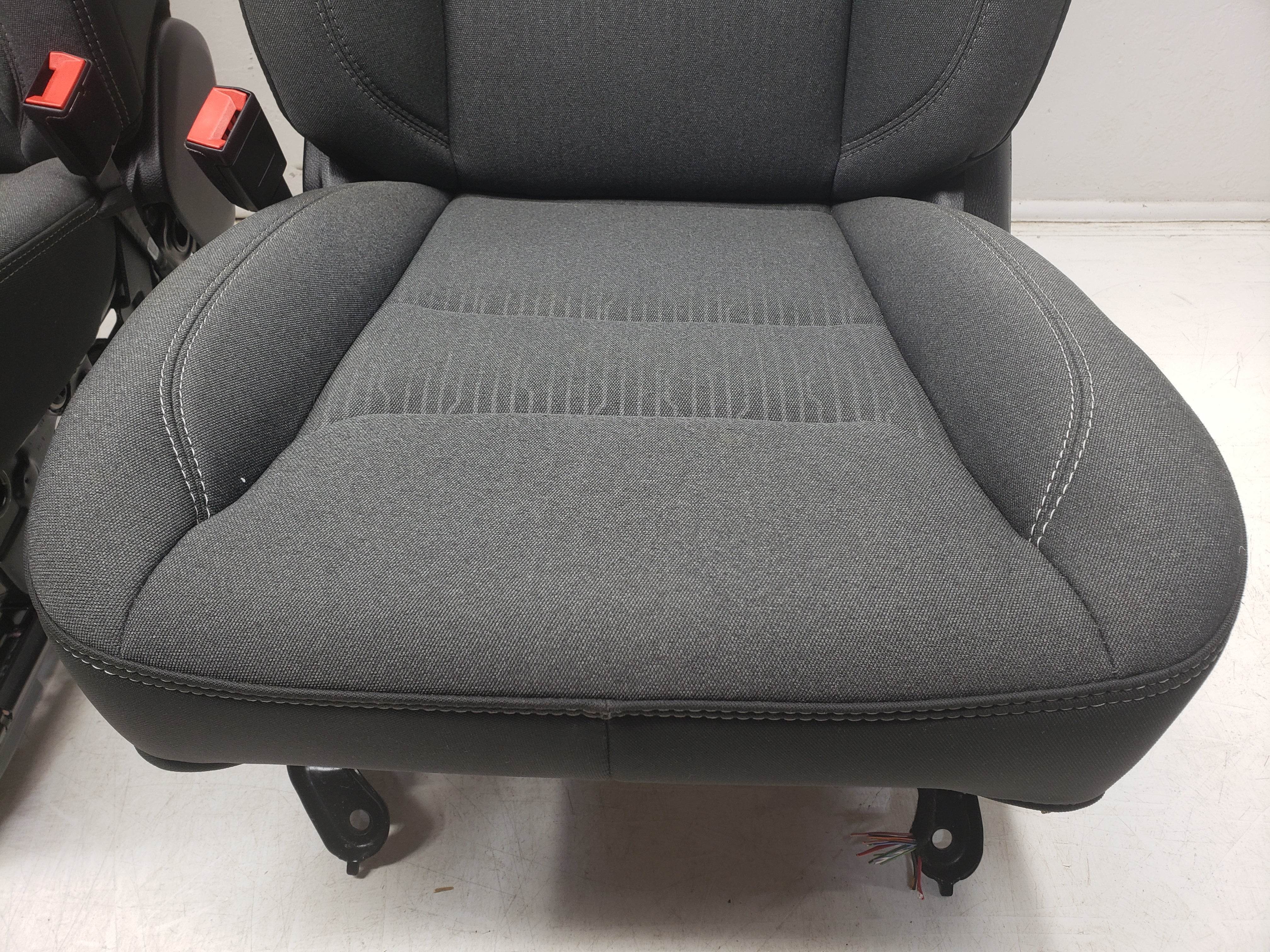 2019 - 2024 Dodge Ram Seats, Powered Heated Black Cloth, 1500 DT #1302 - Image 4