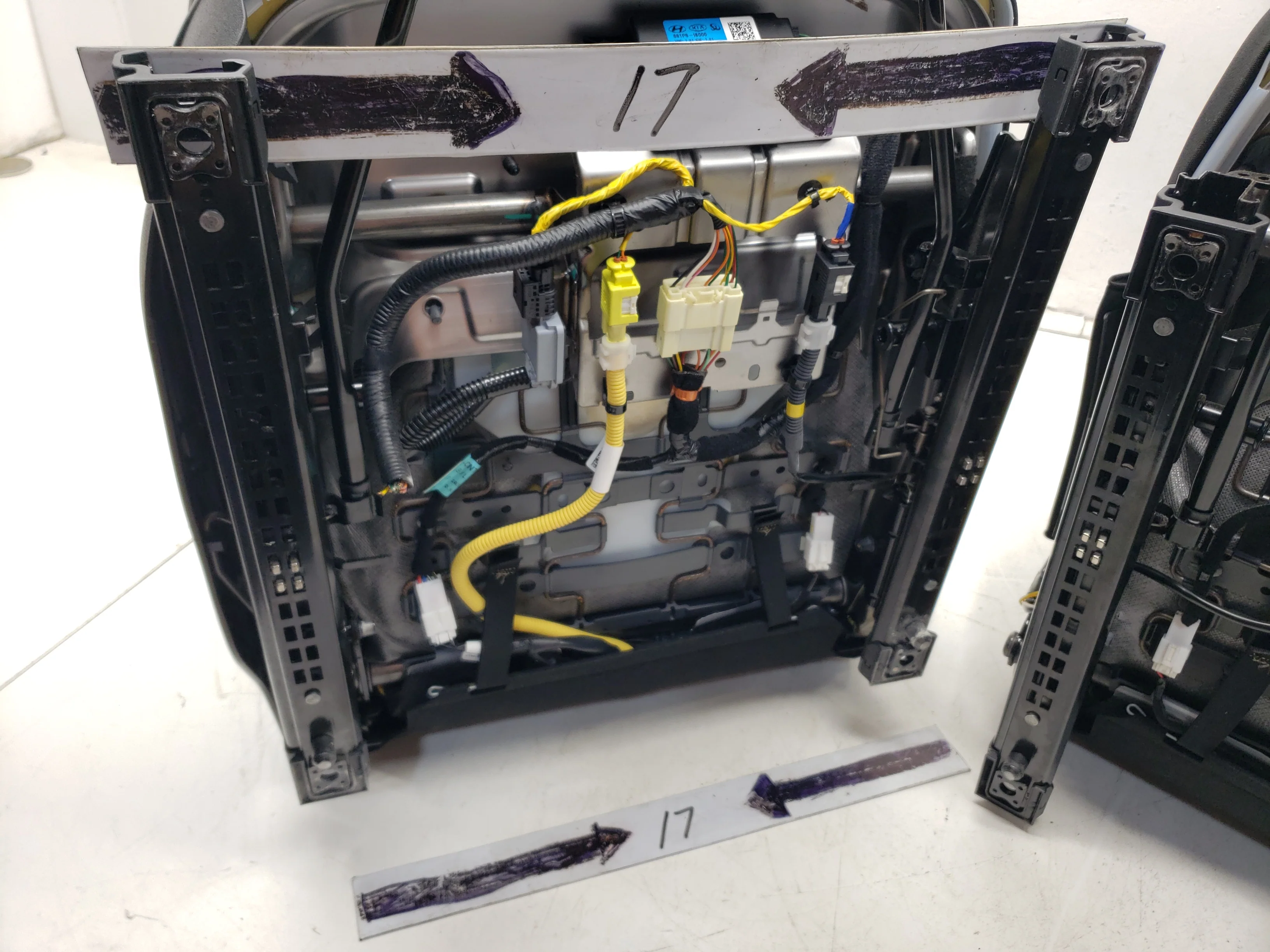 2021 - 2025 Hyundai Elantra N Seats, Black Leather N Light, Front & Rear #1649 - Image 20