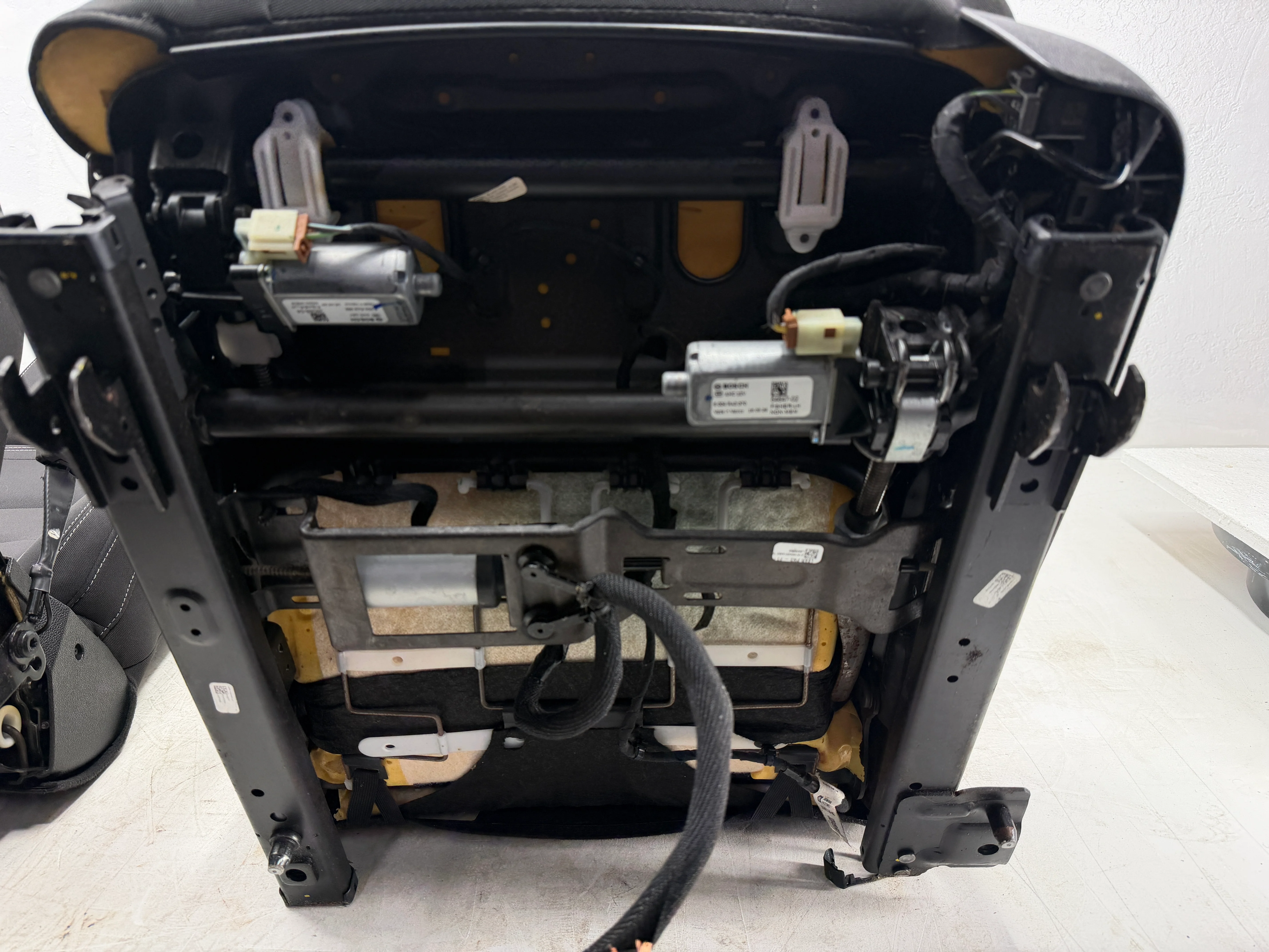 Camaro Seats 2016-2024, Chevy Powered Black Cloth #3048 - Image 12