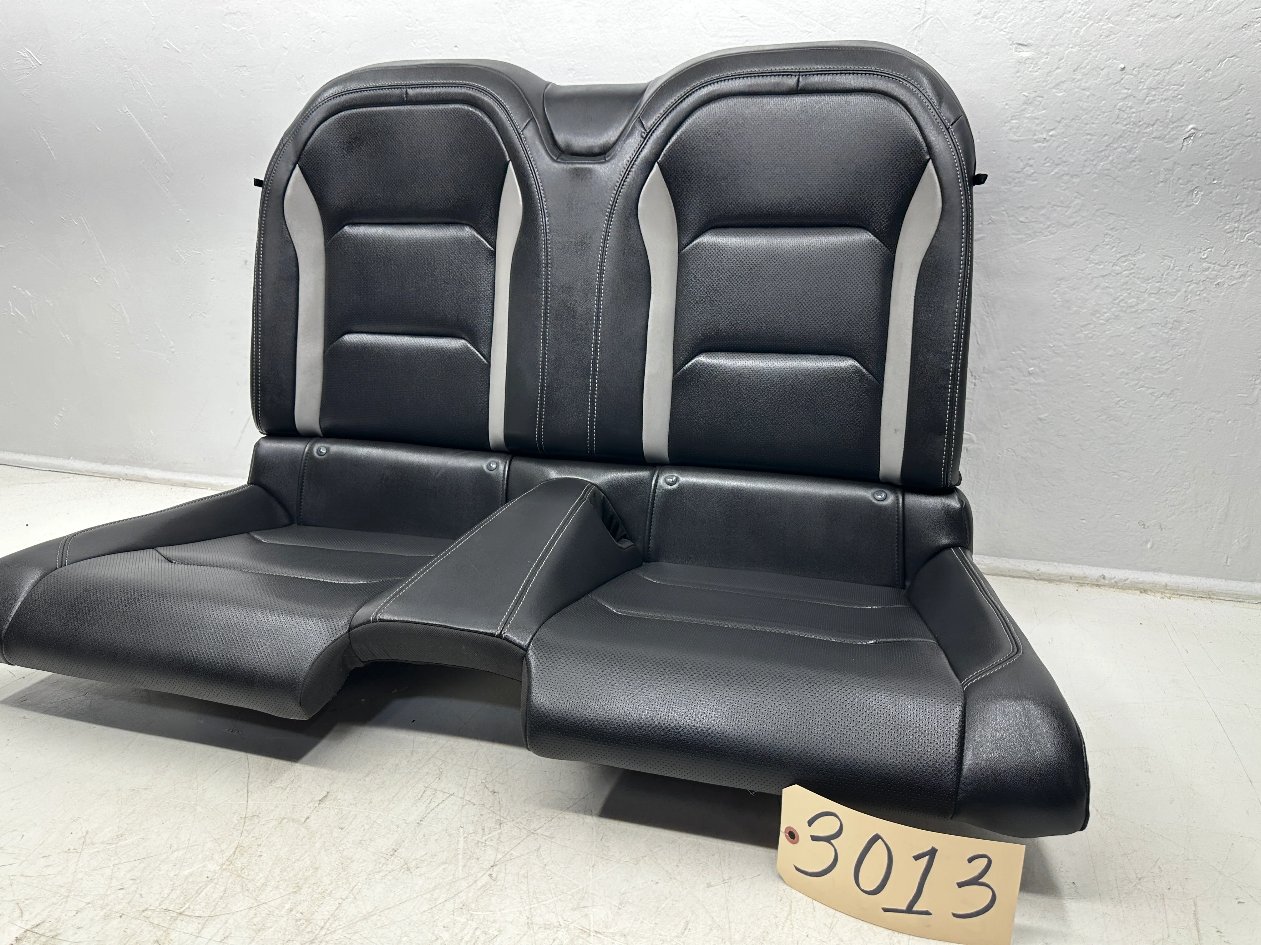 Chevy Camaro Rear Seat, 2016-2024 Convertible Black Leather  #3013 - Image 11