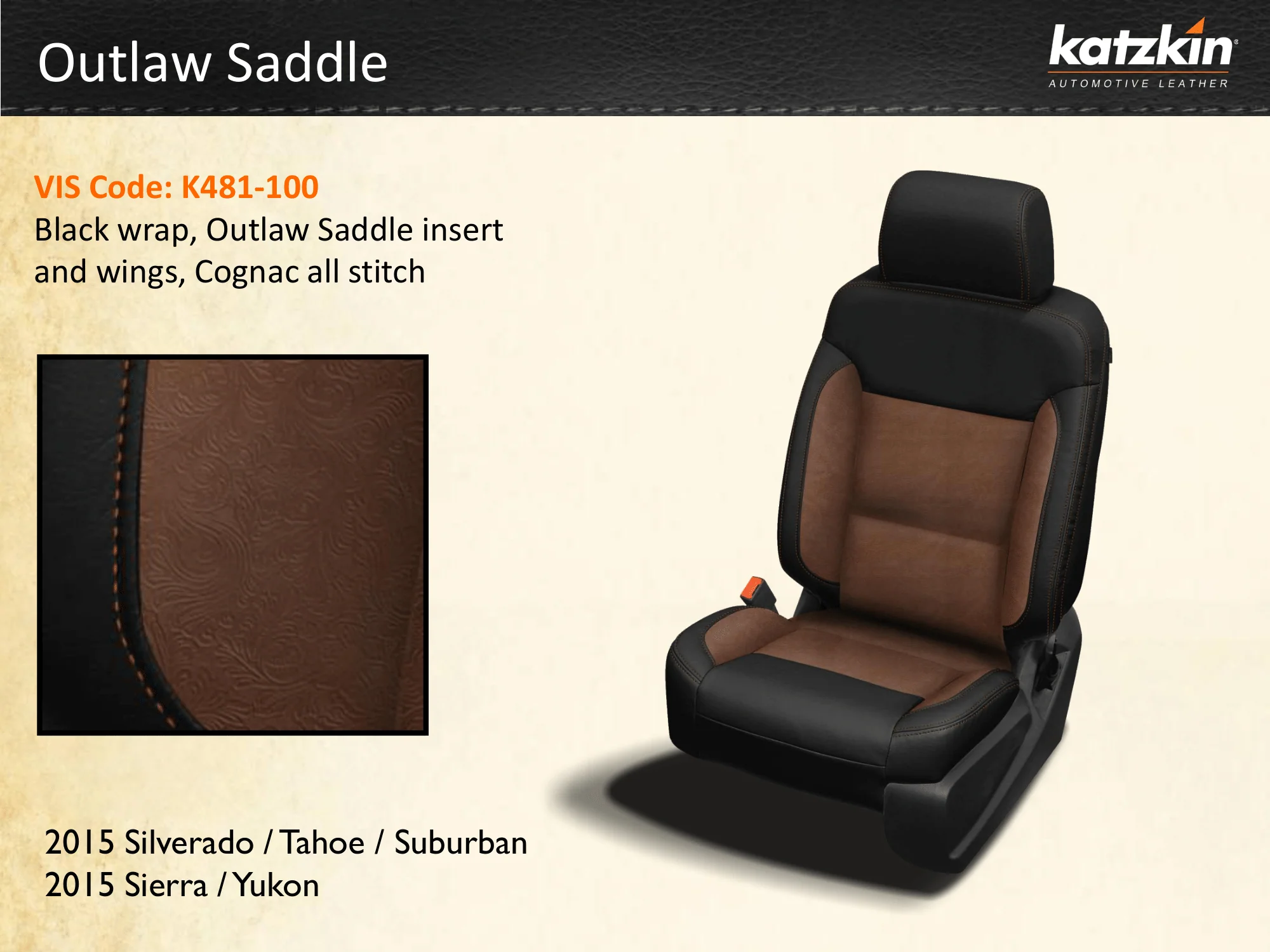 Custom Chevy Silverado Seats, 2014 - 2018 Outlaw Edition - Image 5