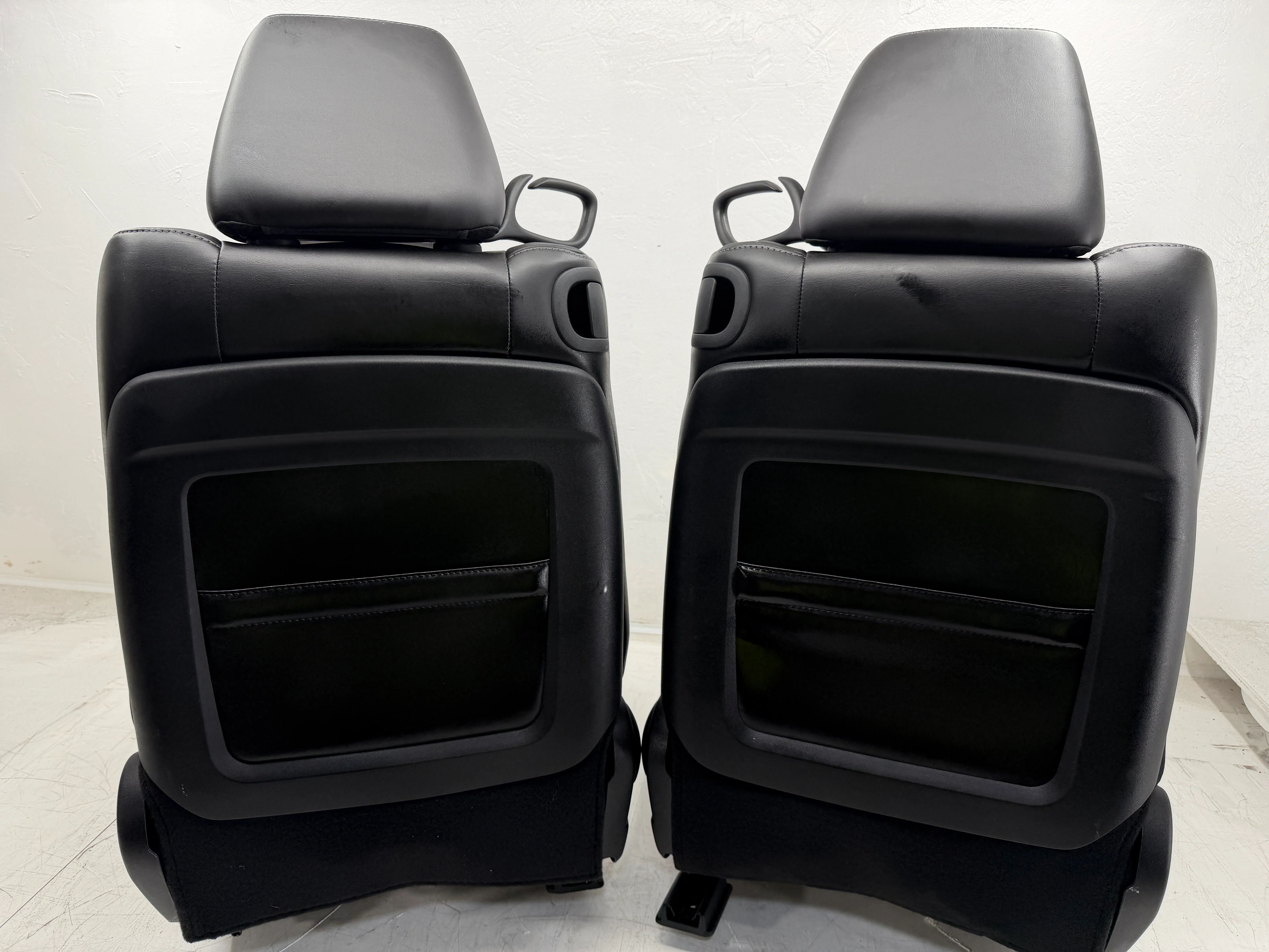 Dodge Challenger Seats 2008-2024, Heated Cooled Black Leather Suede #3084 - Image 10
