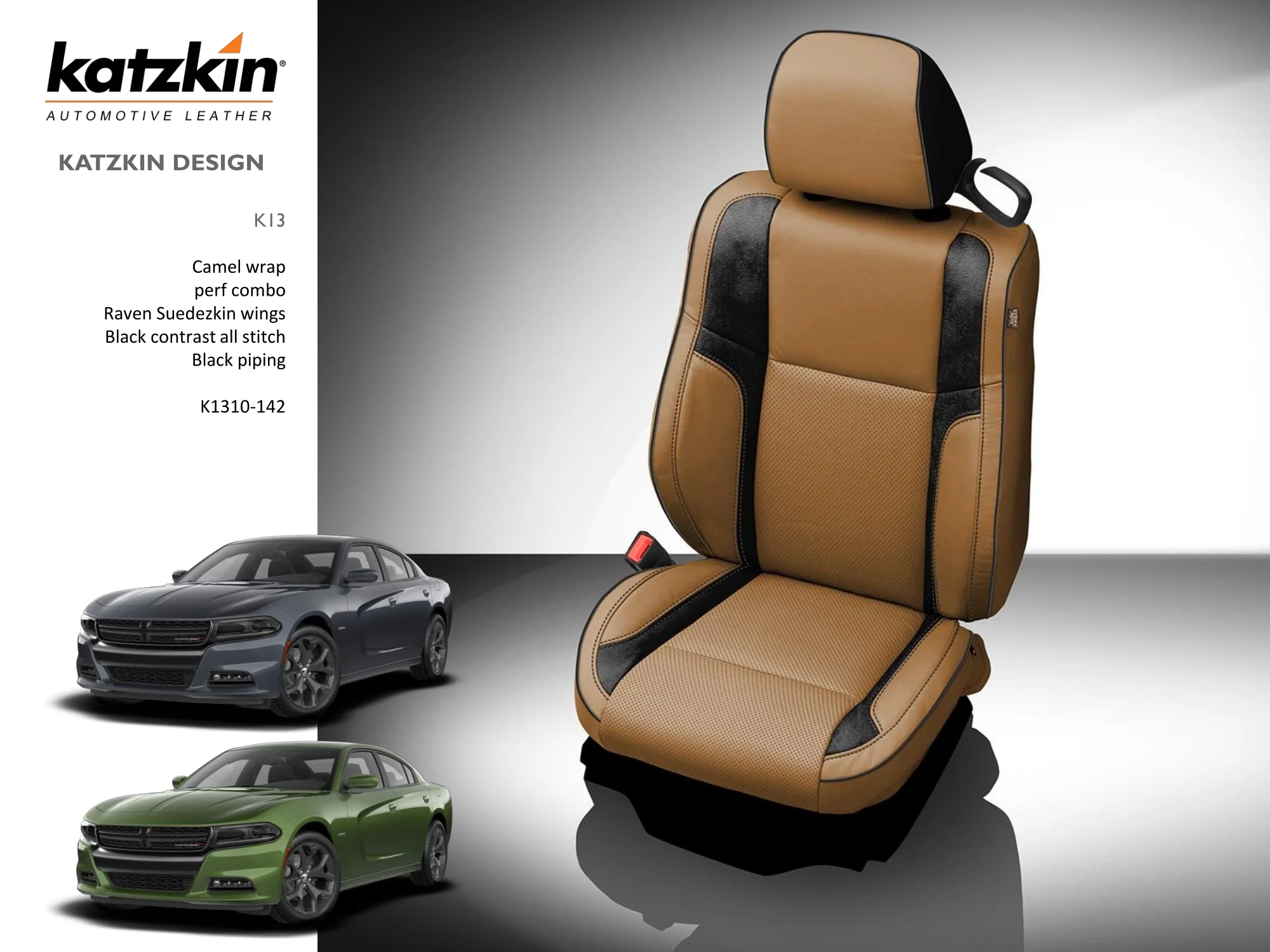 Custom Dodge Charger Seats 2006 - 2023, Leather or Suede - Image 13