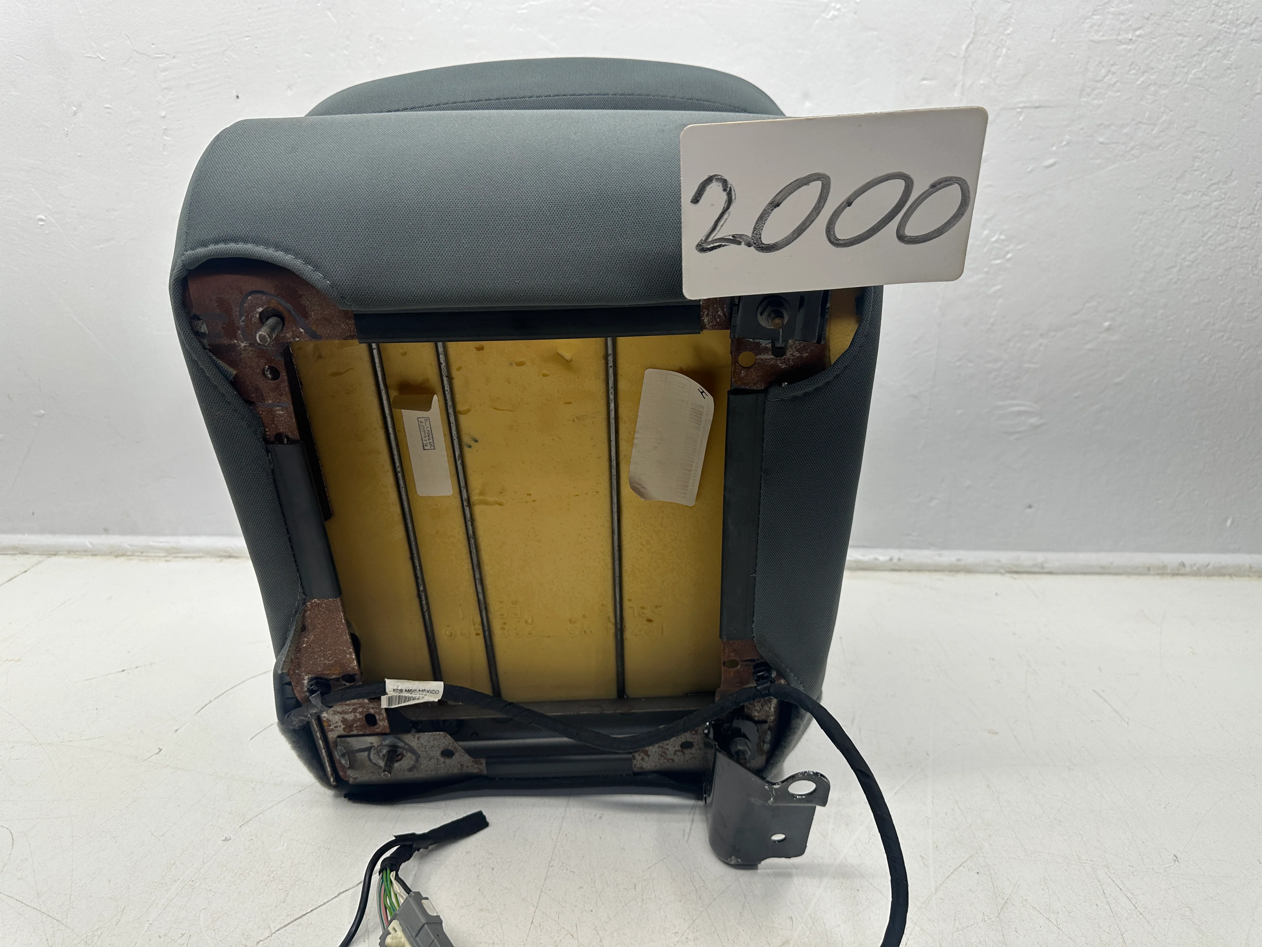 Dodge Ram Center Jump Seat, 2009 - 2018 Gray Cloth, w/ upper Storage #3000 - Image 12