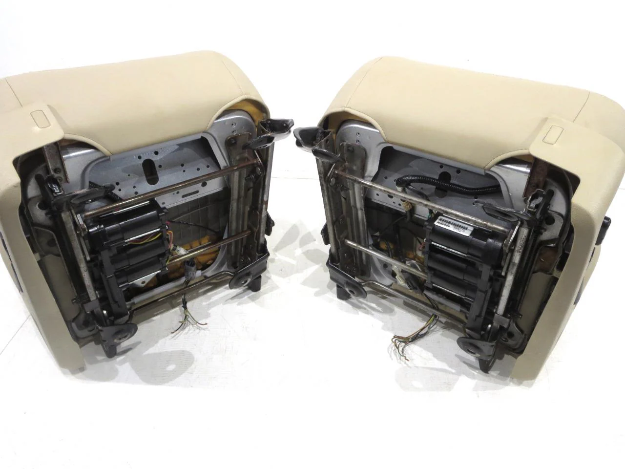 2008 - 2010 Ford Super Duty F350 F250 Seats Camel Leather Custom #0008 - Image 13