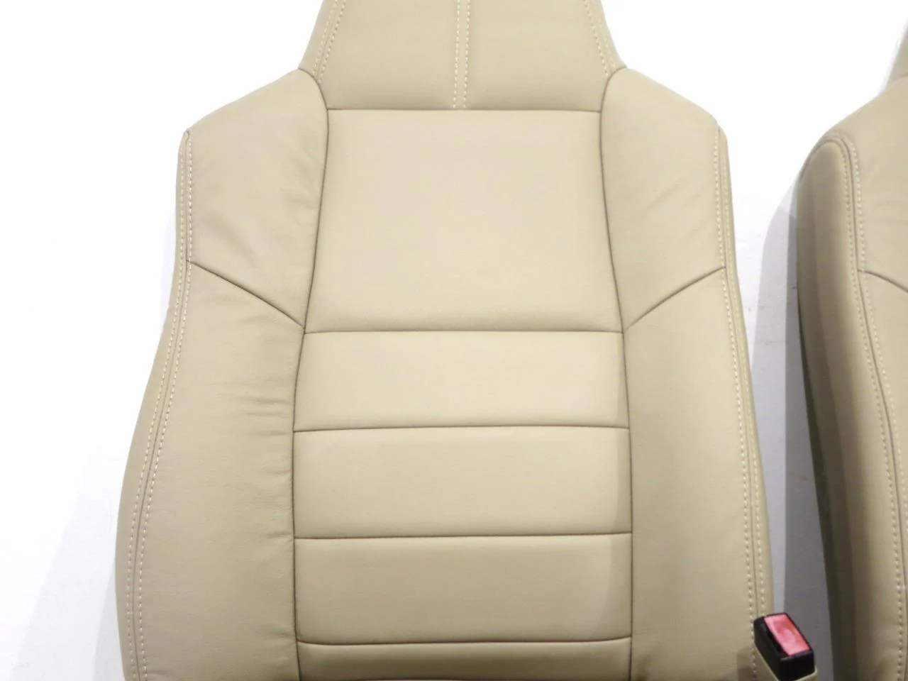 2008 - 2010 Ford Super Duty F350 F250 Seats Camel Leather Custom #0008 - Image 6