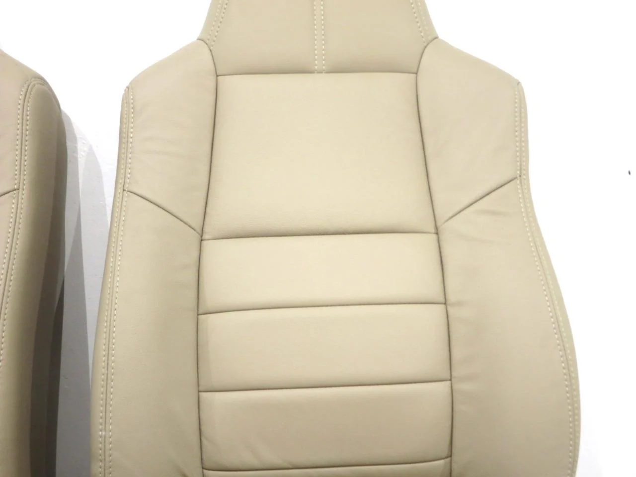 2008 - 2010 Ford Super Duty F350 F250 Seats Camel Leather Custom #0008 - Image 7