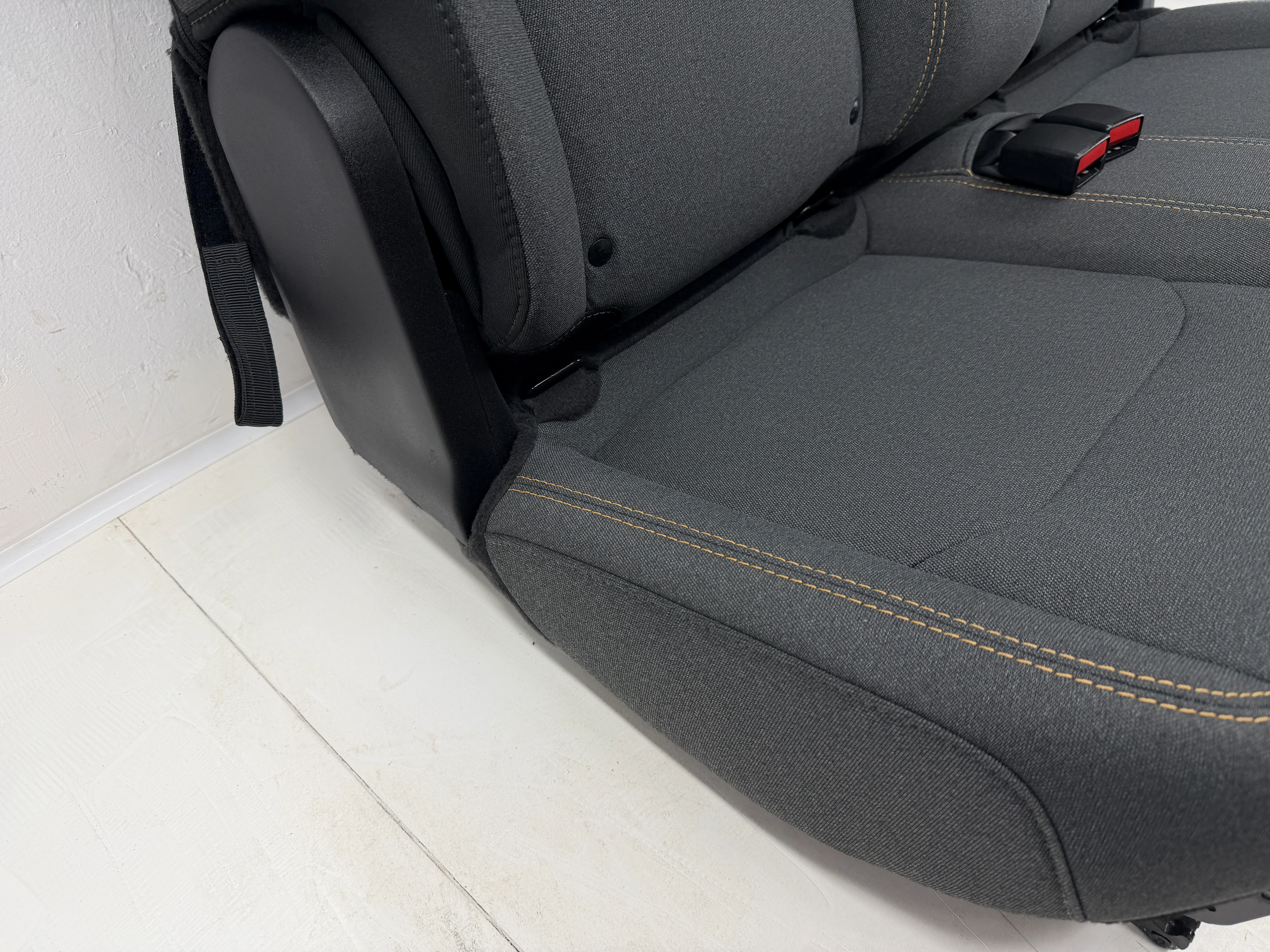 Jeep Wrangler Rear Seat 2019-2024, JL 2 Door Dark Gray Cloth #3040 - Image 3