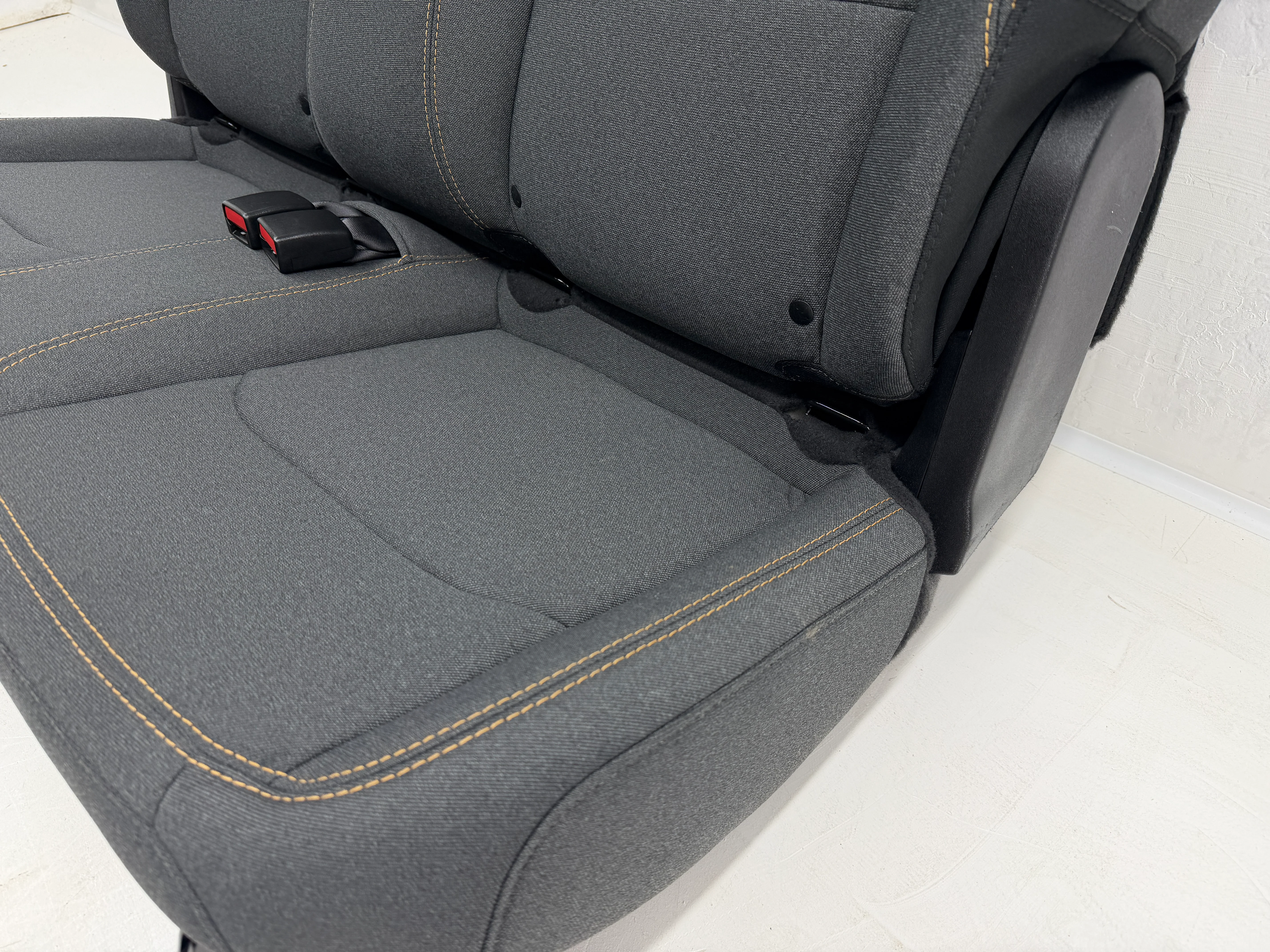 Jeep Wrangler Rear Seat 2019-2024, JL 2 Door Dark Gray Cloth #3040 - Image 4