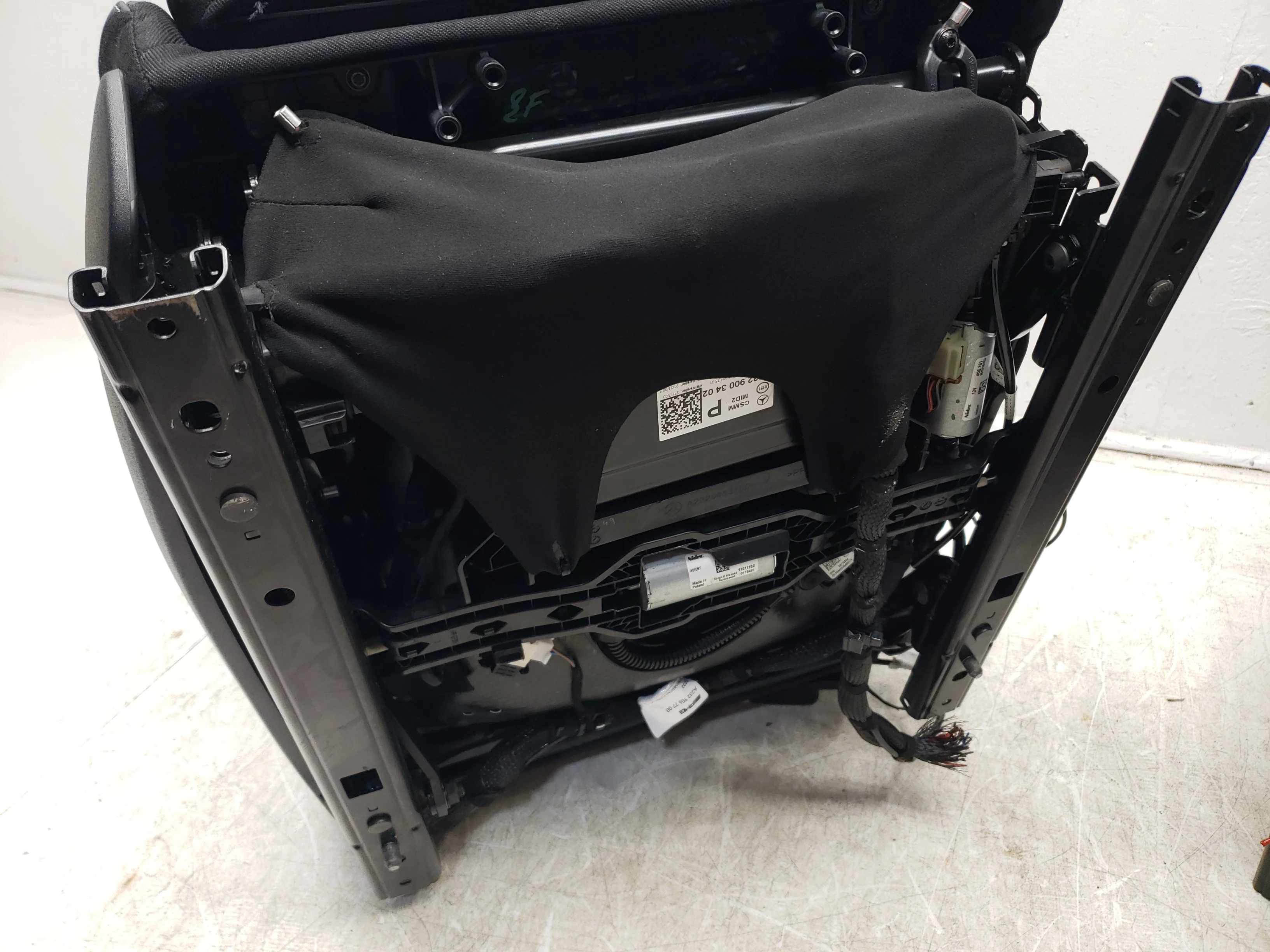 Mercedes AMG SL Seats 2022-2025, Dynamic R232 with AIR SCARF #1595 - Image 15