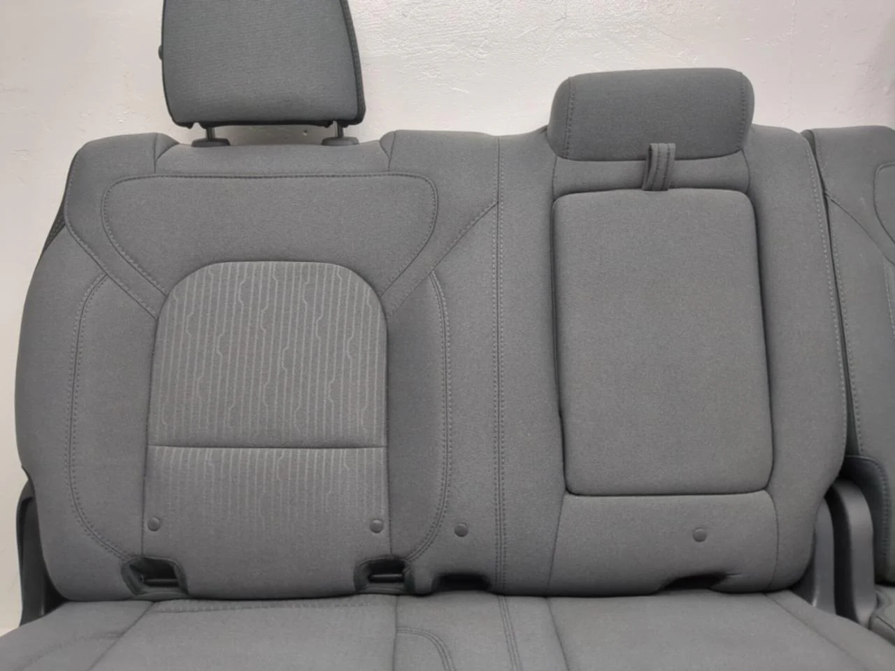 2019 - 2024 Ram 1500 Crew Cab Rear Seats Gray Cloth. #644i - Image 3