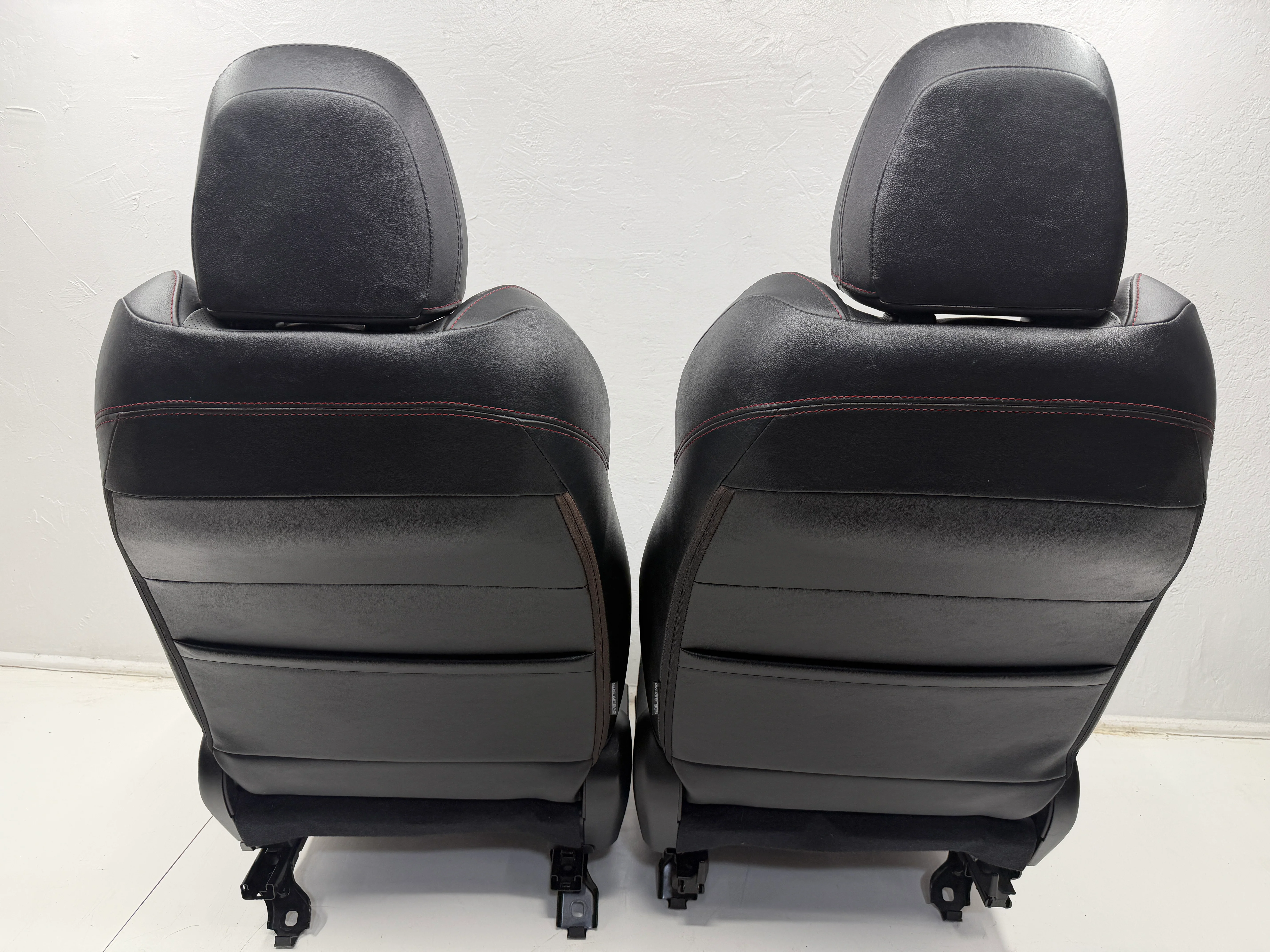 Subaru WRX Seats 2016-2021, Black Leather Powered #3023 - Image 10