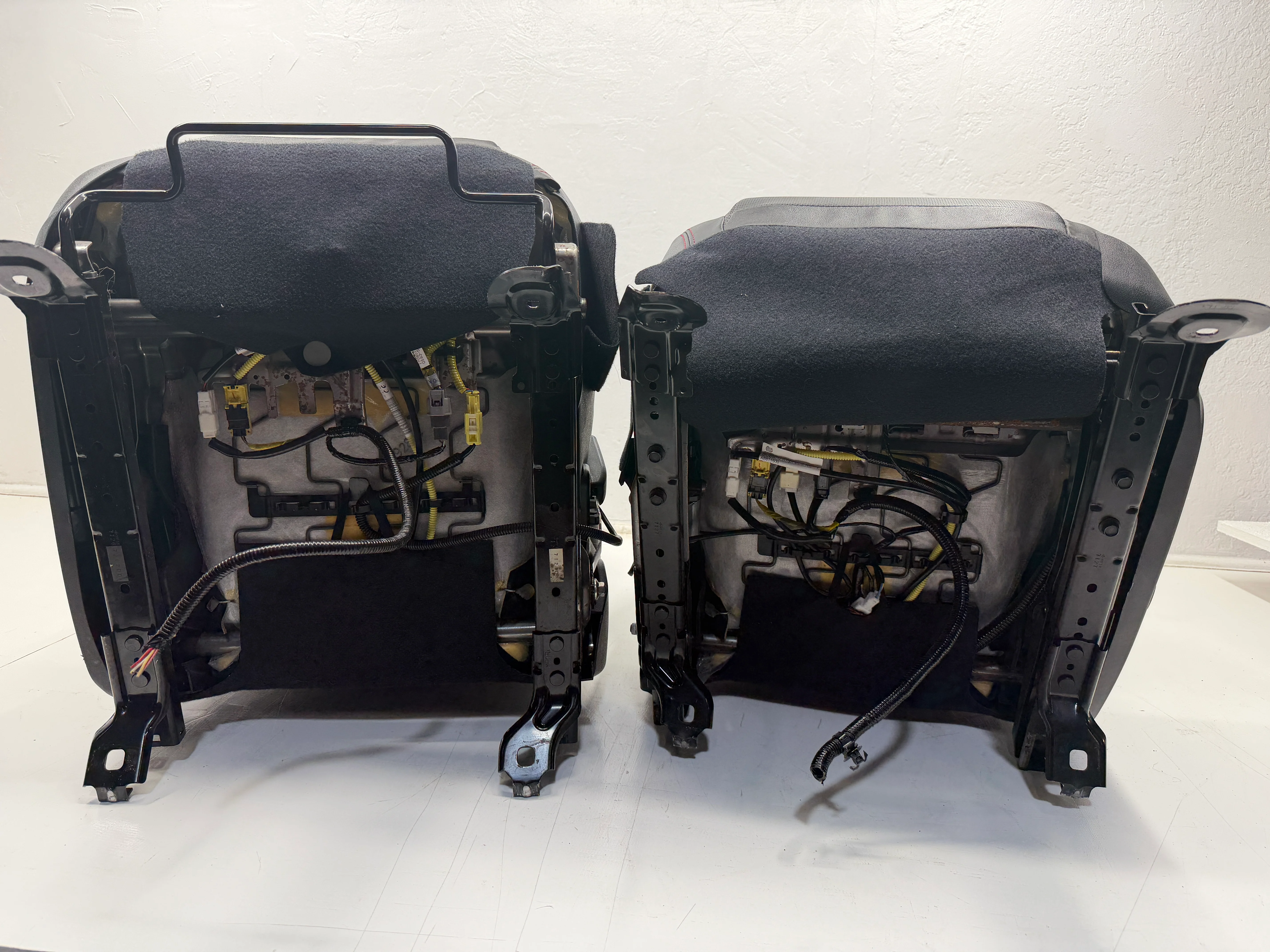 Subaru WRX Seats 2016-2021, Black Leather Powered #3023 - Image 11