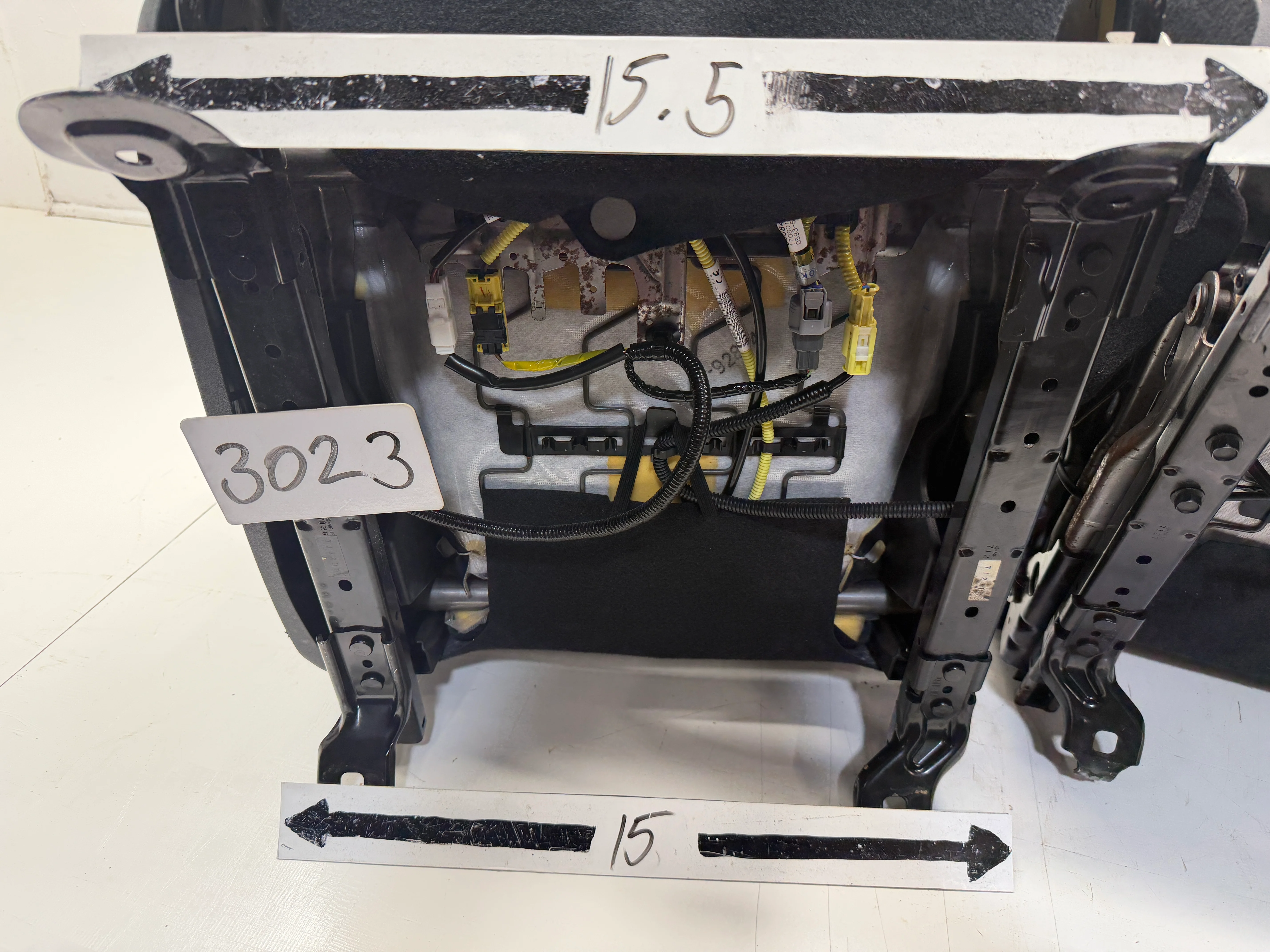 Subaru WRX Seats 2016-2021, Black Leather Powered #3023 - Image 15