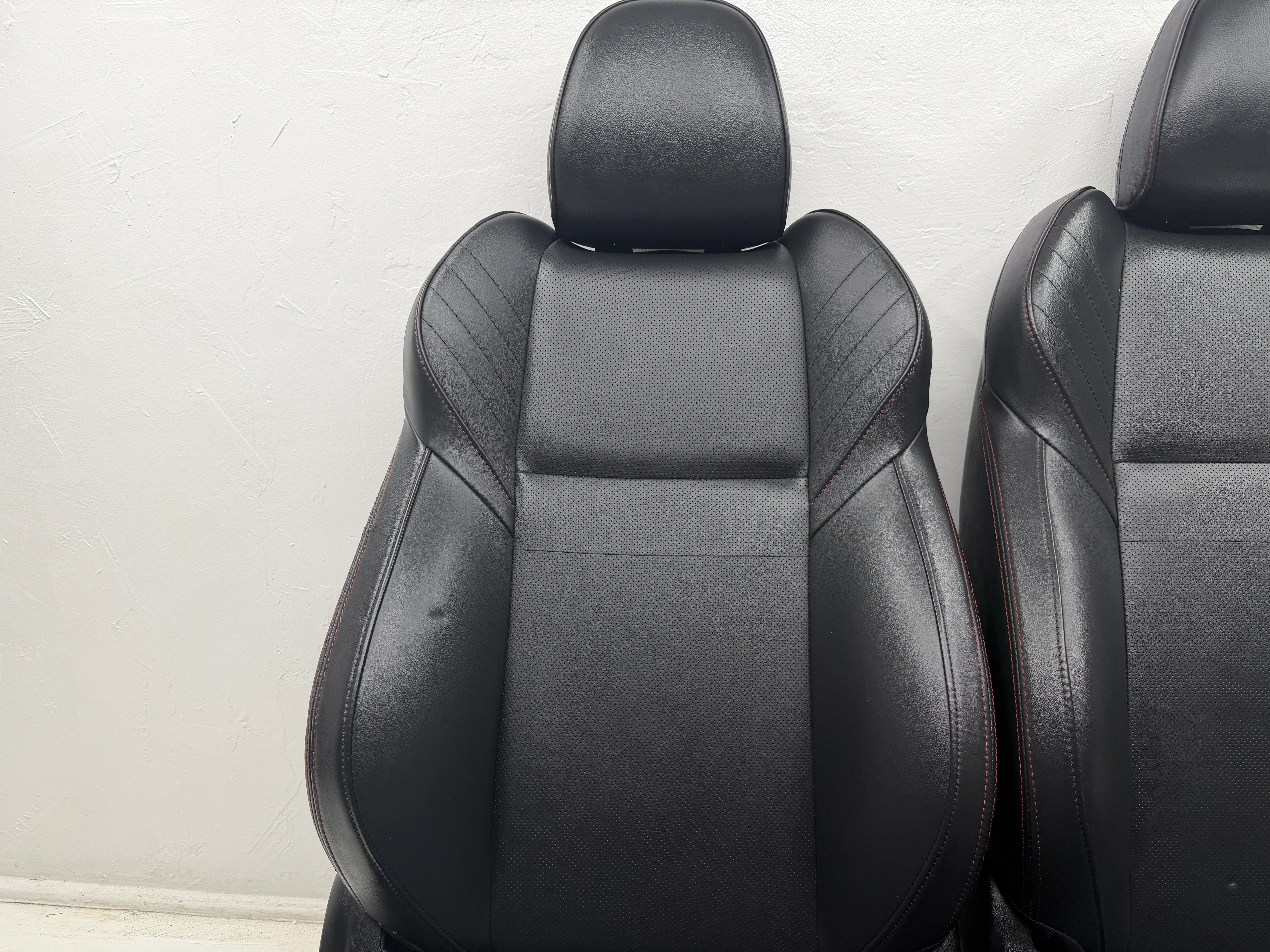 Subaru WRX Seats 2016-2021, Black Leather Powered #3023 - Image 6