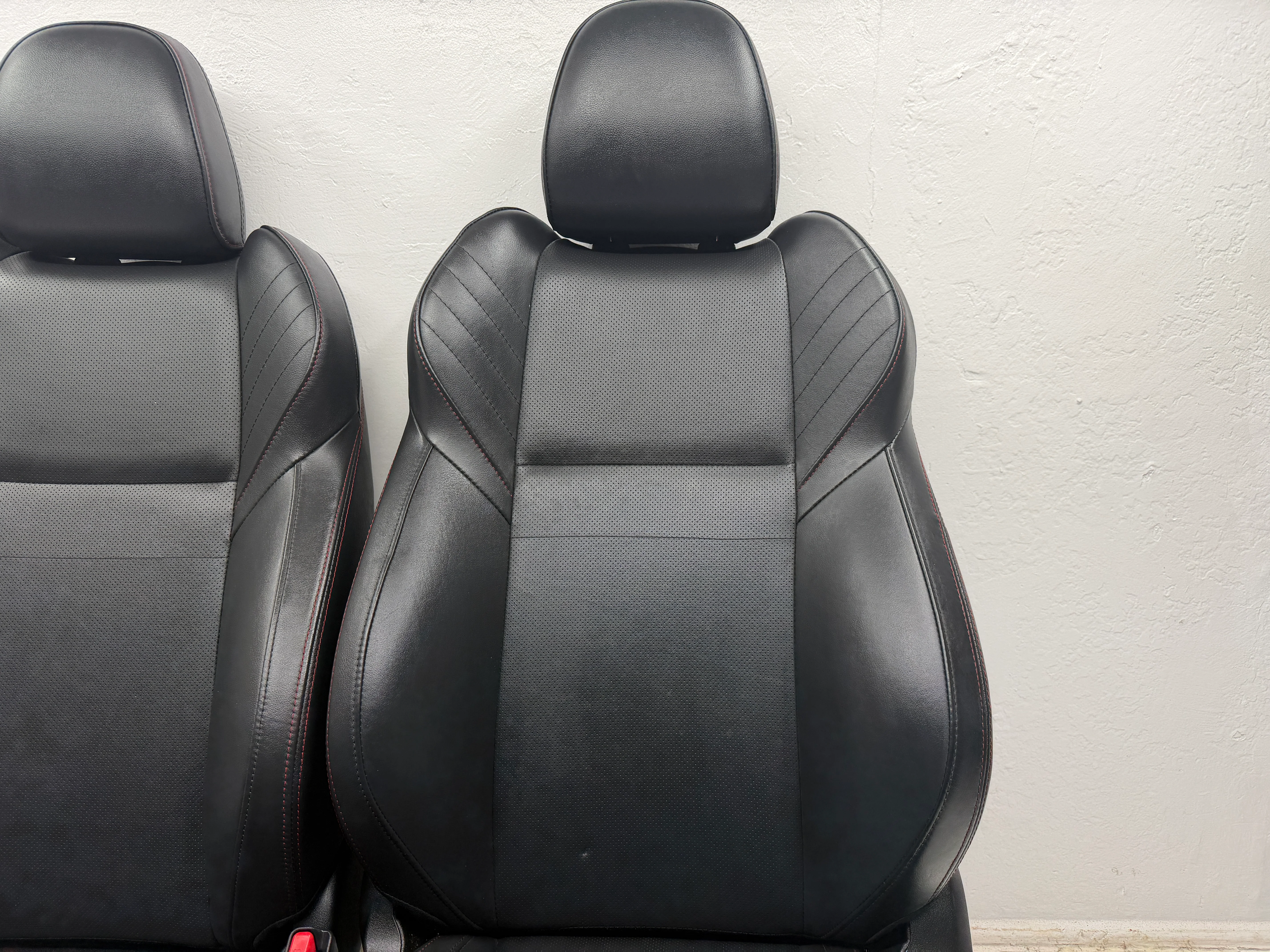 Subaru WRX Seats 2016-2021, Black Leather Powered #3023 - Image 7